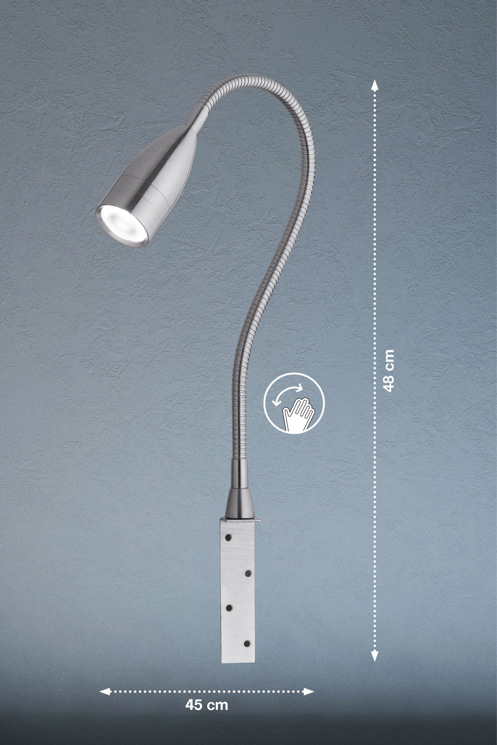 Bettleuchte »Sten«, 1 flammig, Leuchtmittel LED-Modul | LED fest integriert