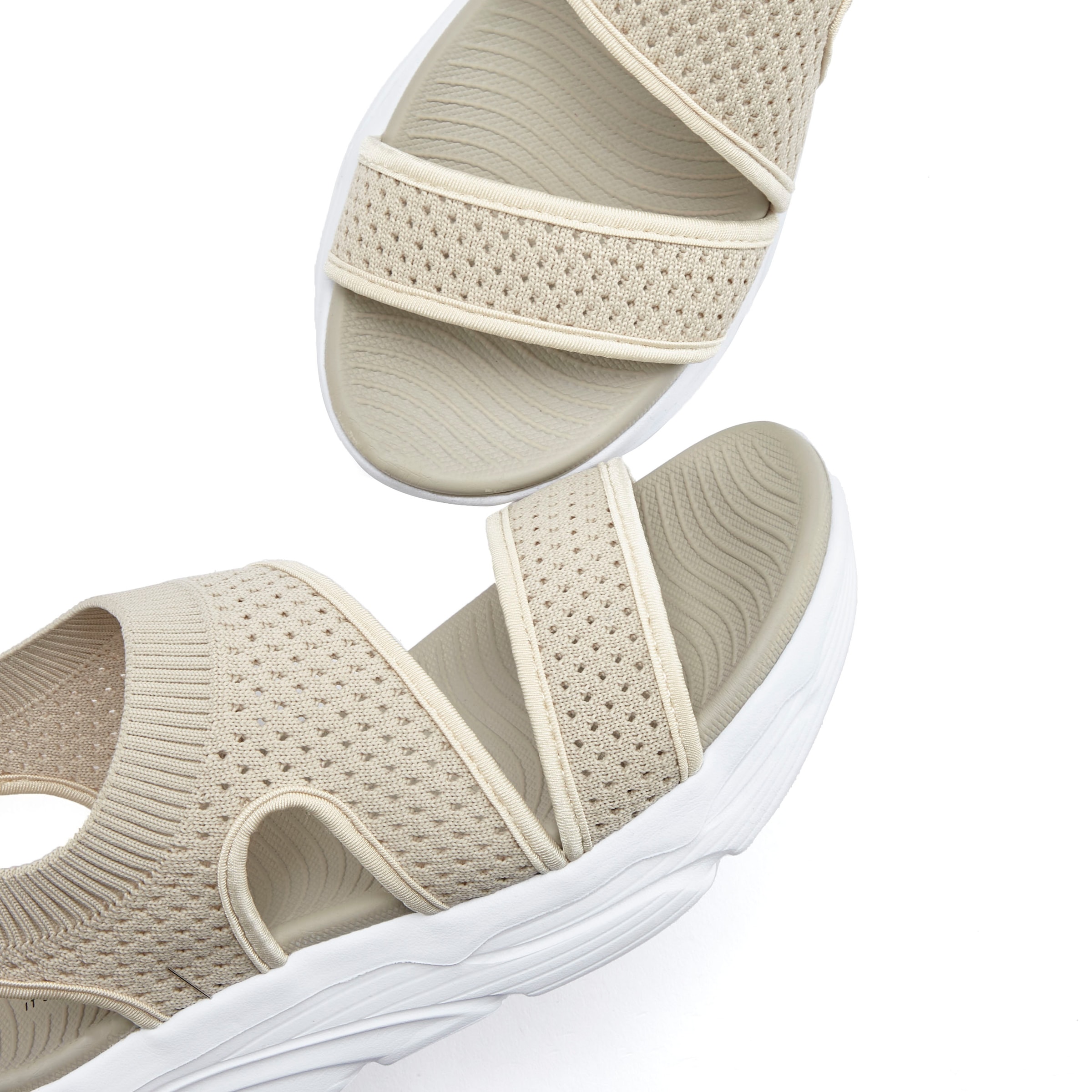 LASCANA Sandale »Sommerschuh«, Sandalette, Sommerschuh aus elastischem Textil besonders leicht VEGAN