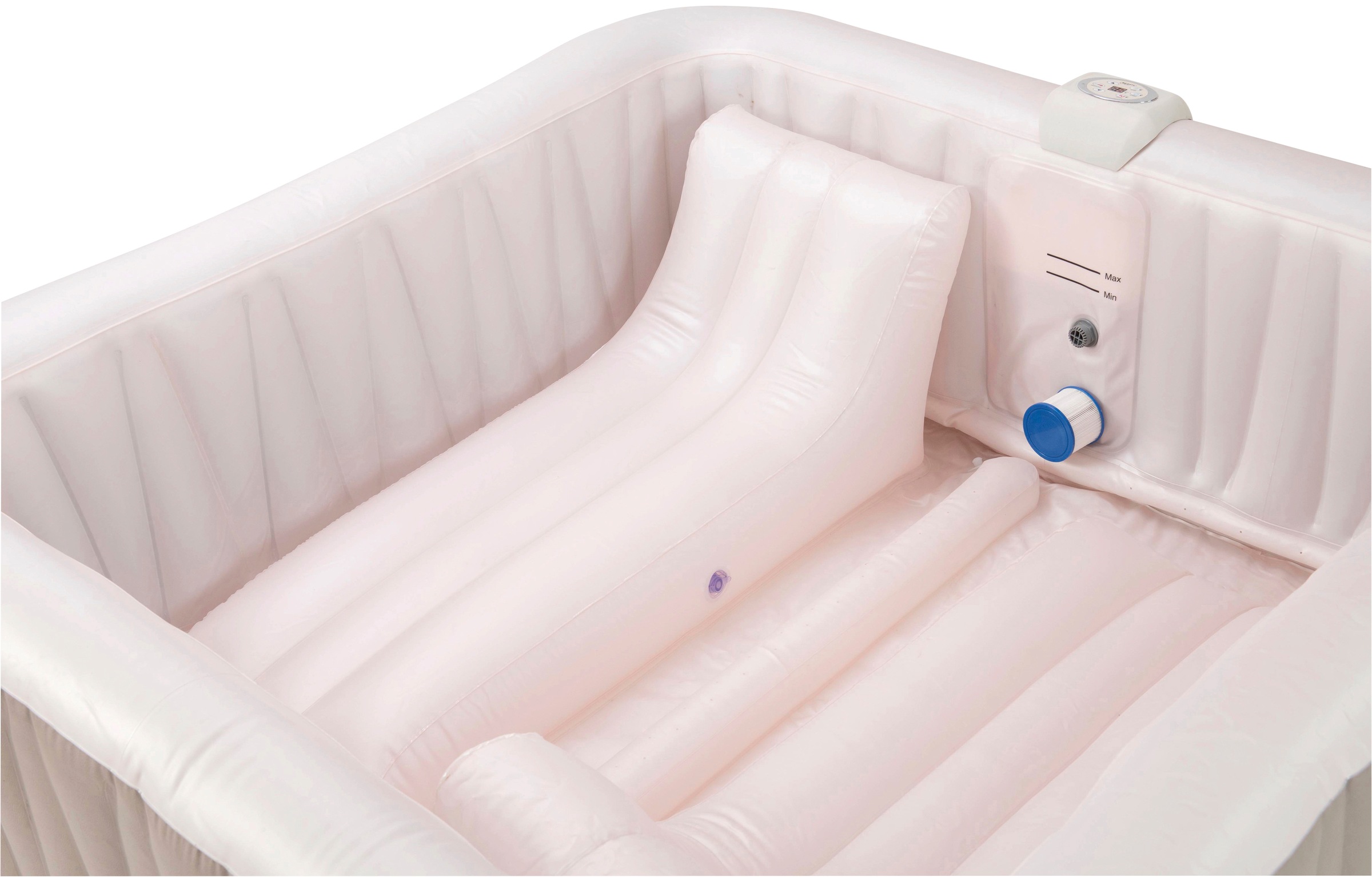Infinite Spa Whirlpool »Elite Face 2 Face«, (Set), BxLxH: 198x198x65 cm, 1.000 l, bis zu 2 Personen