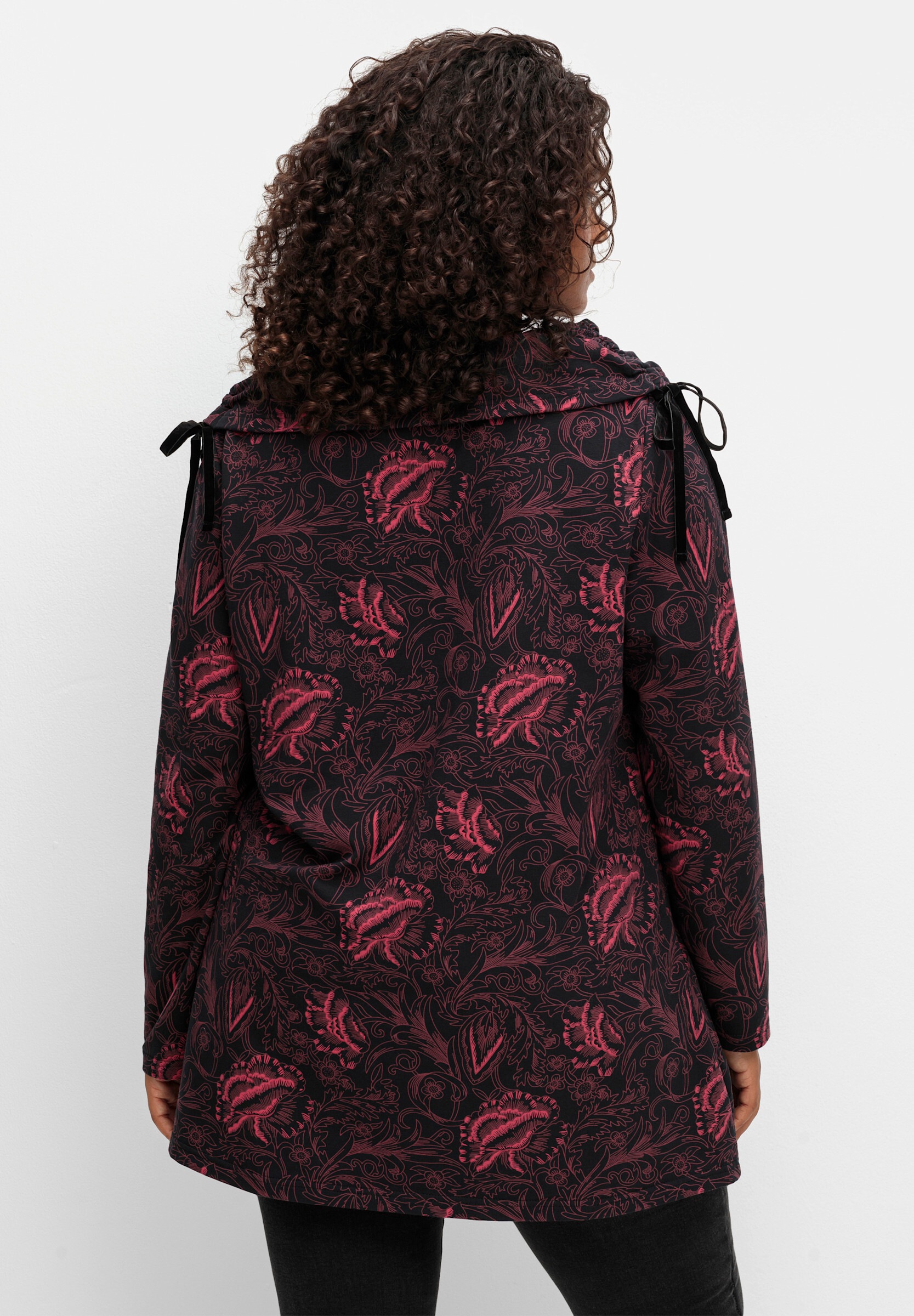 sheego by Joe Browns Sweatshirt »Sweatshirt Sweatshirt mit weitem Schalkragen«
