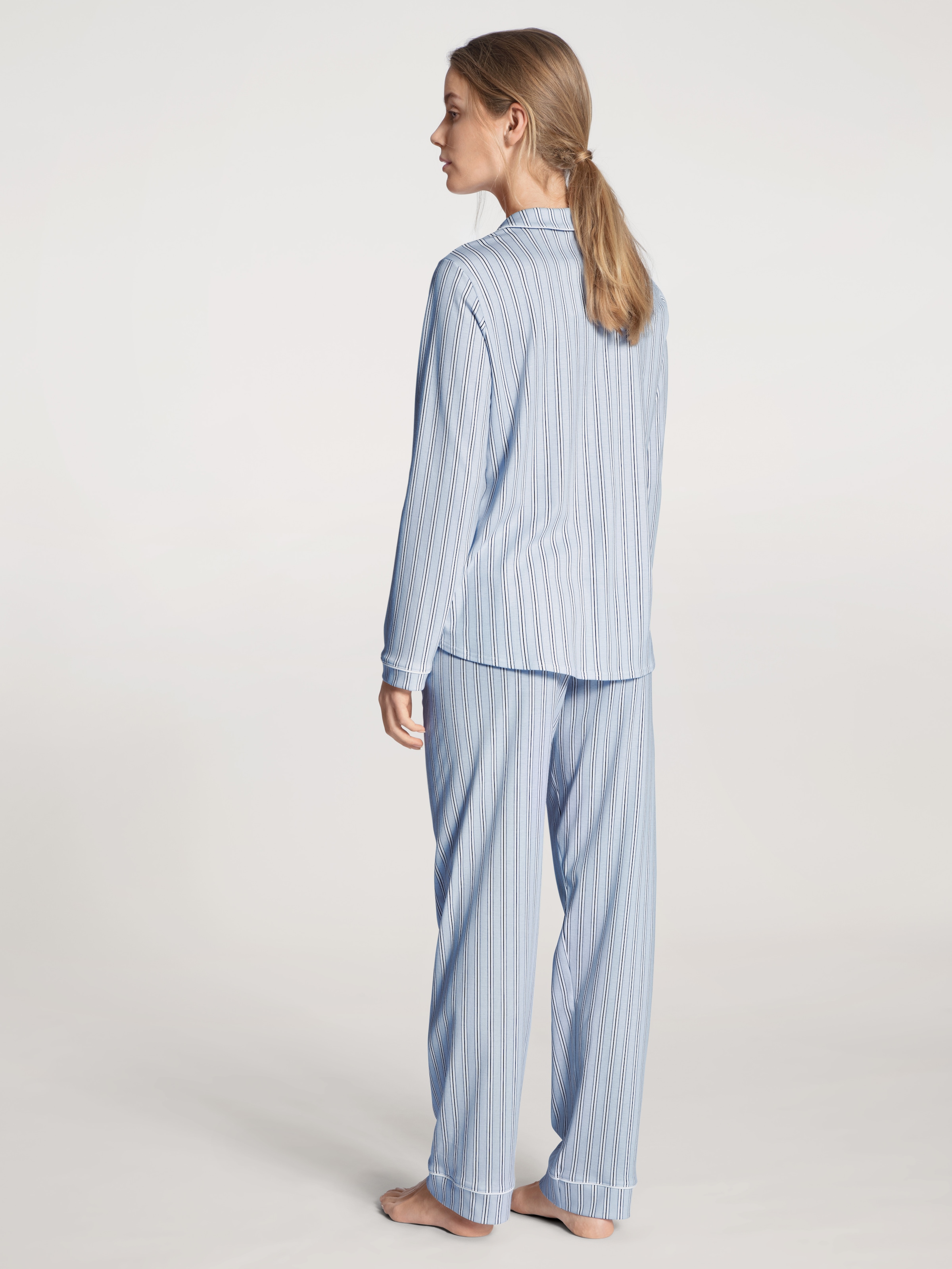 CALIDA Pyjama »Sweet Dreams«, durchgeknöpft, Reverskragen, gestreift  bestellen bei OTTO