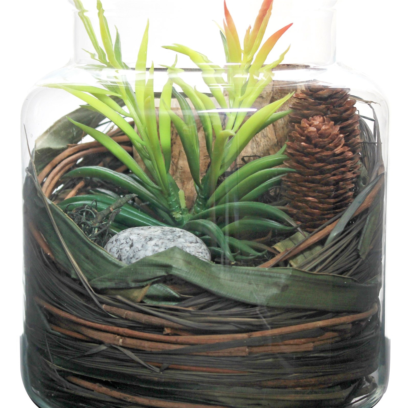 Kayoom Deko-Glas »Dekoglas Flora 810 Natural« dekorativ, modern, vielseitig kombinierbar