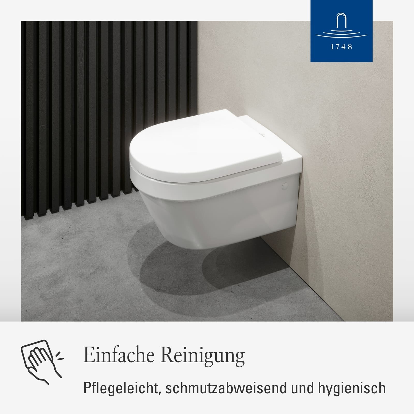 Villeroy & Boch WC-Sitz »WC-Sitz Architectura 445 x 374 x 59 mm weiß« 1 Stk. tlg. SoftClose, QuickRelease