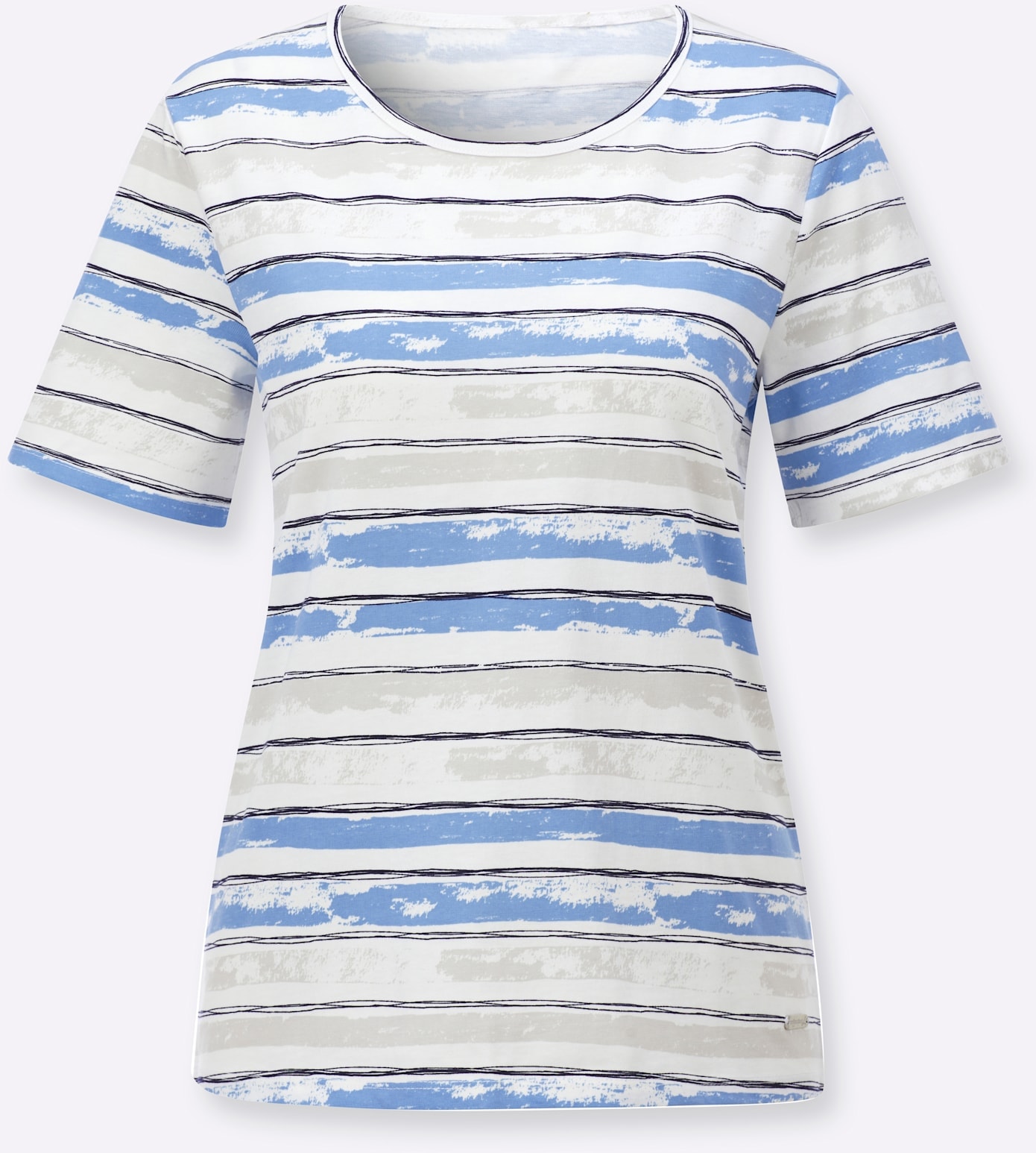 Casual Looks Kurzarmshirt »Ringelshirt« 1 tlg.