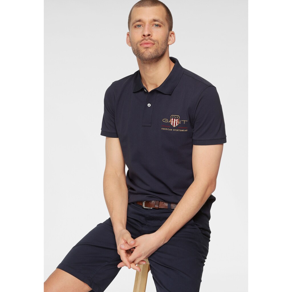 Gant Poloshirt »REGULAR FIT ARCHIEVE SHIELD PIQUE«