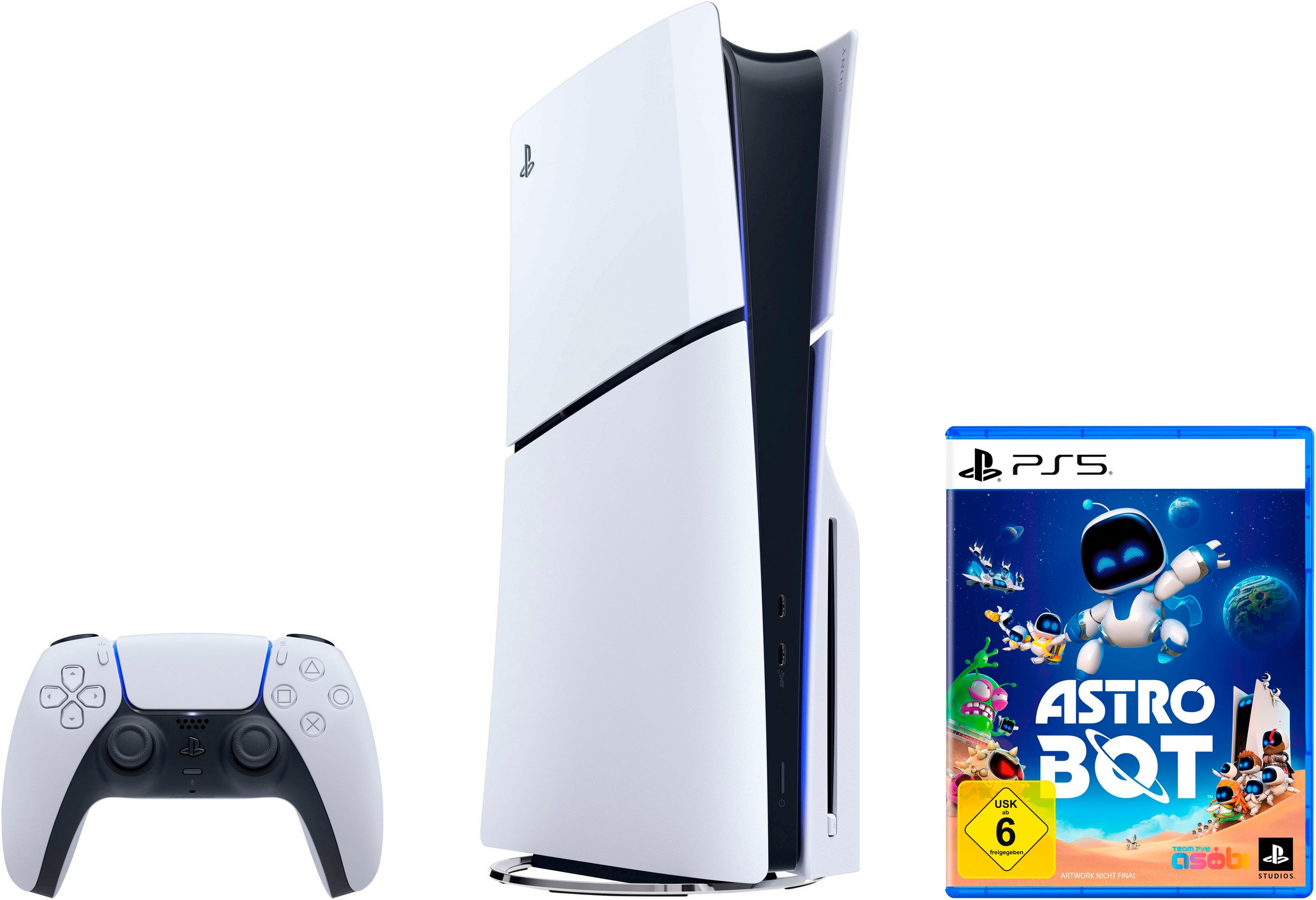 PlayStation 5 Konsolen-Set »PS5 Disk Edition (Slim) + PS5 Astro Bot« 1.000 GB