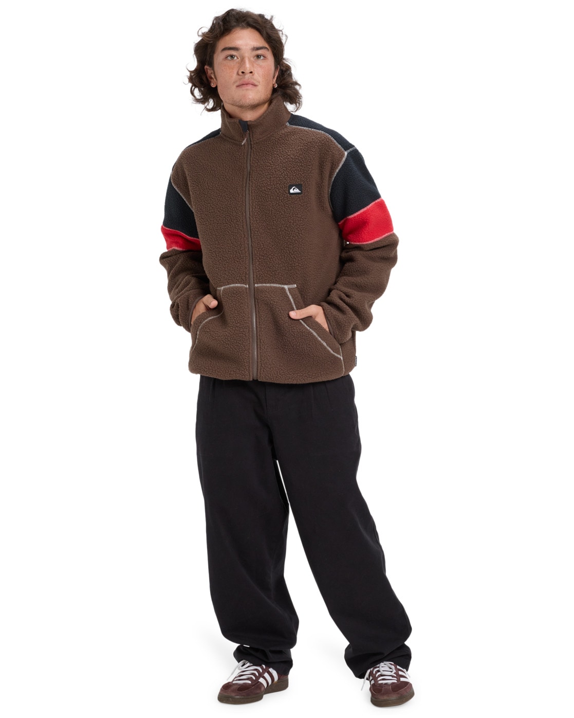 Quiksilver Fleecejacke »Clean Coast Block«