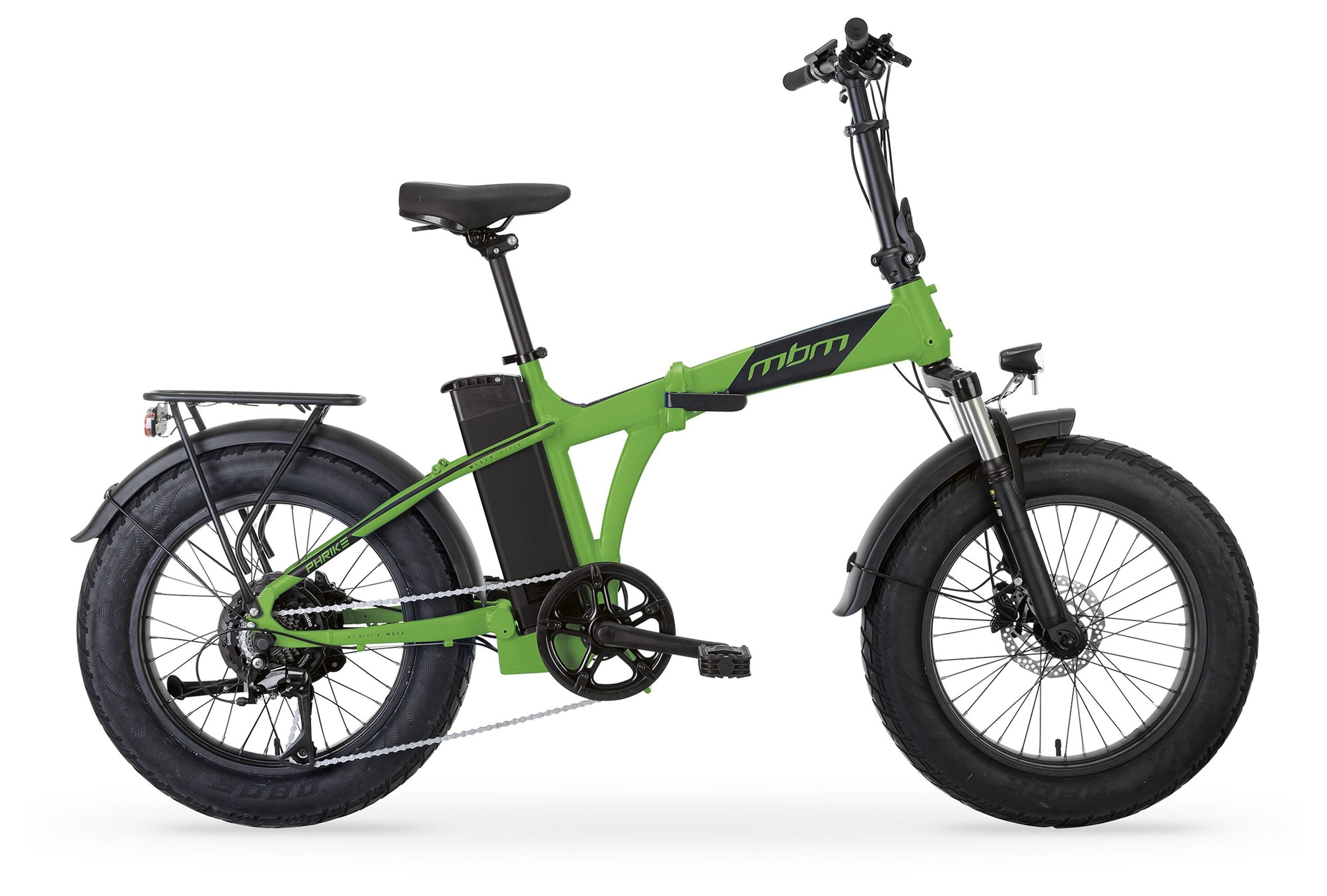 E-Bike »Elektro-Falt-Fahrrad PHRIKE 20 Zoll, grün«