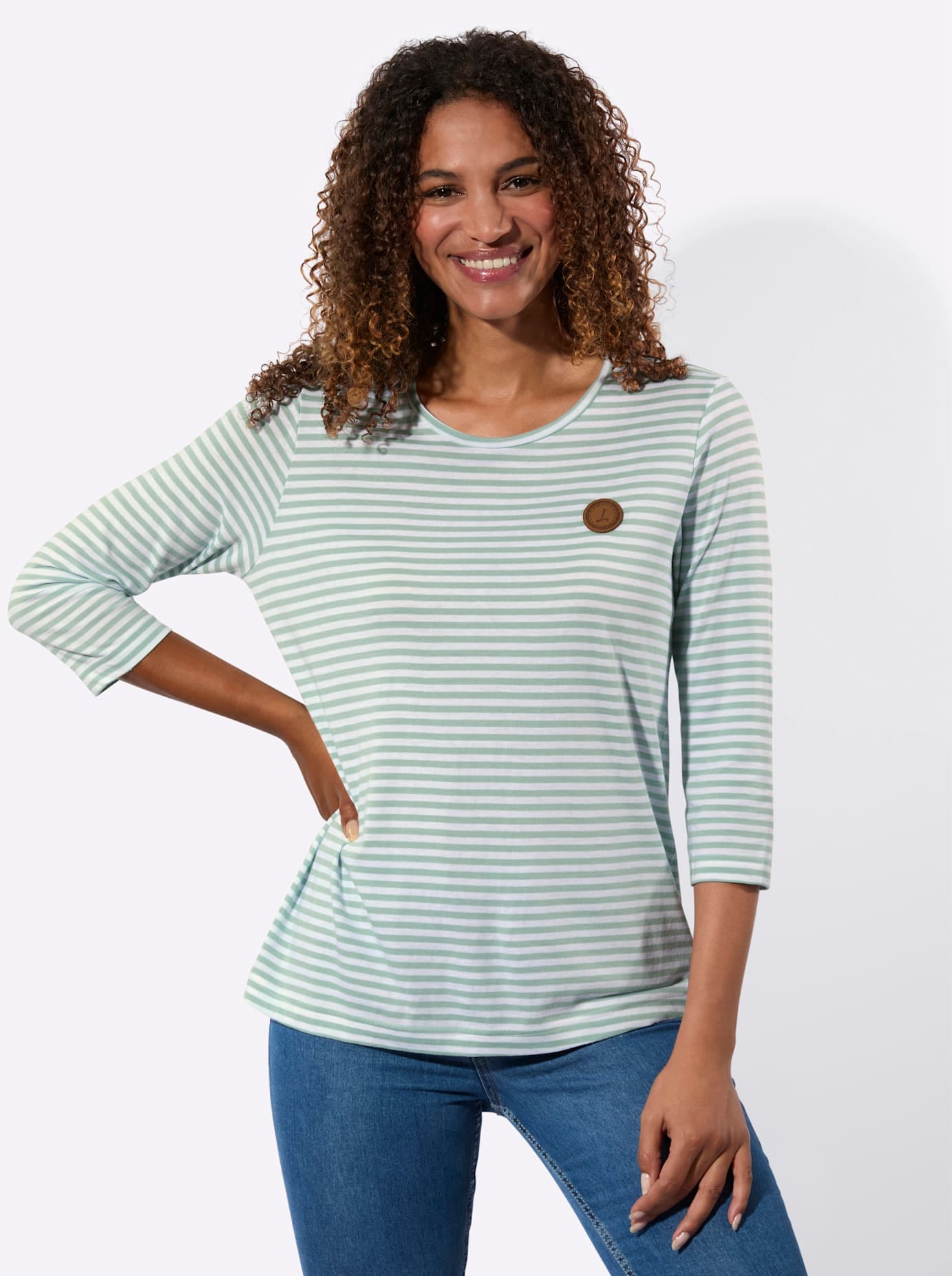 Casual Looks 3/4-Arm-Shirt »Kurzarm-Shirt« 1 tlg.