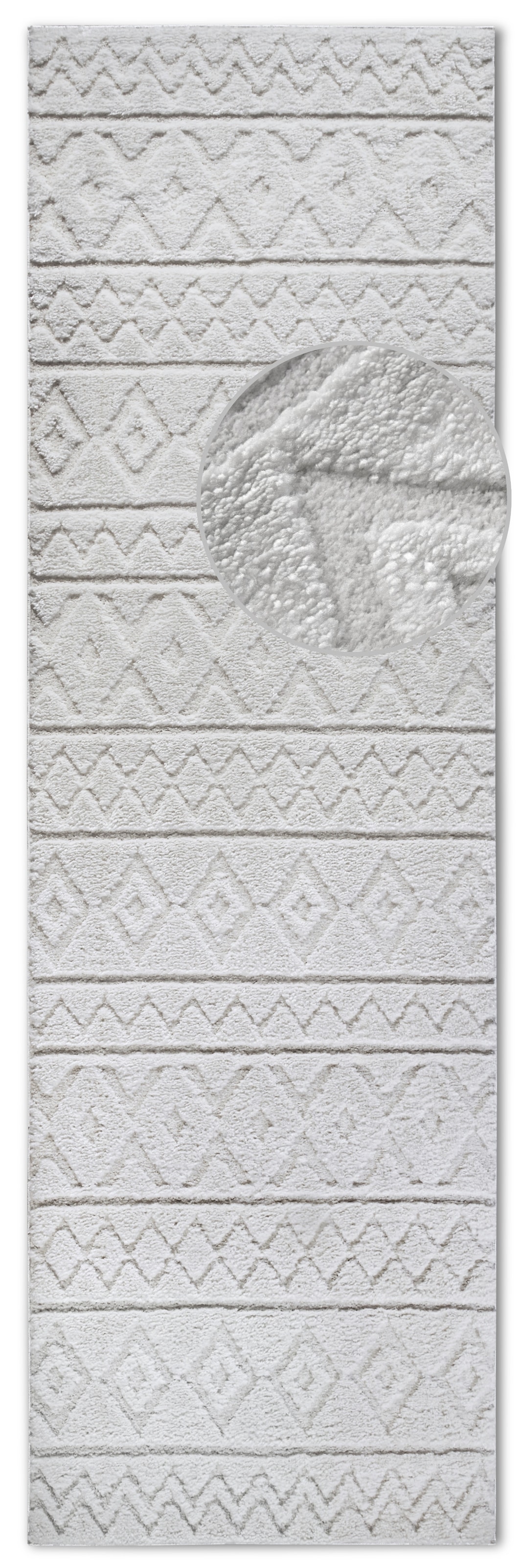 ELLE DECORATION Designteppich »Itinerance«, rechteckig, 18 mm Höhe, Hochflor, Shaggy, Läufer, weich, Langflor, modern, Hoch Tief Effekt