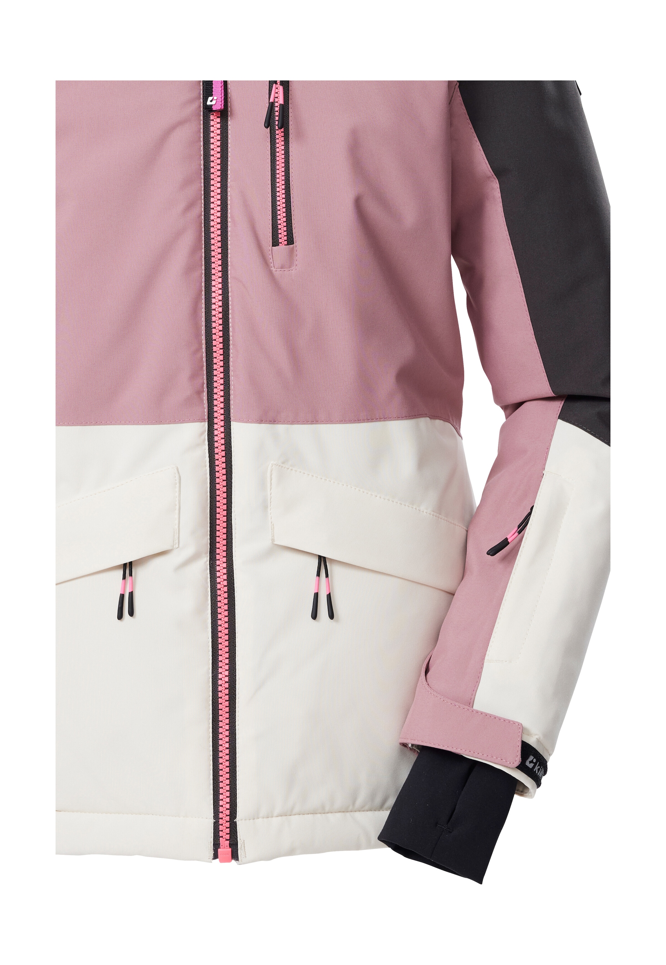 Killtec Skijacke »KSW 208 GRLS SKI JCKT« Wasserdichte, atmungsaktive Kinderjacke mit Schneefang und Taschen