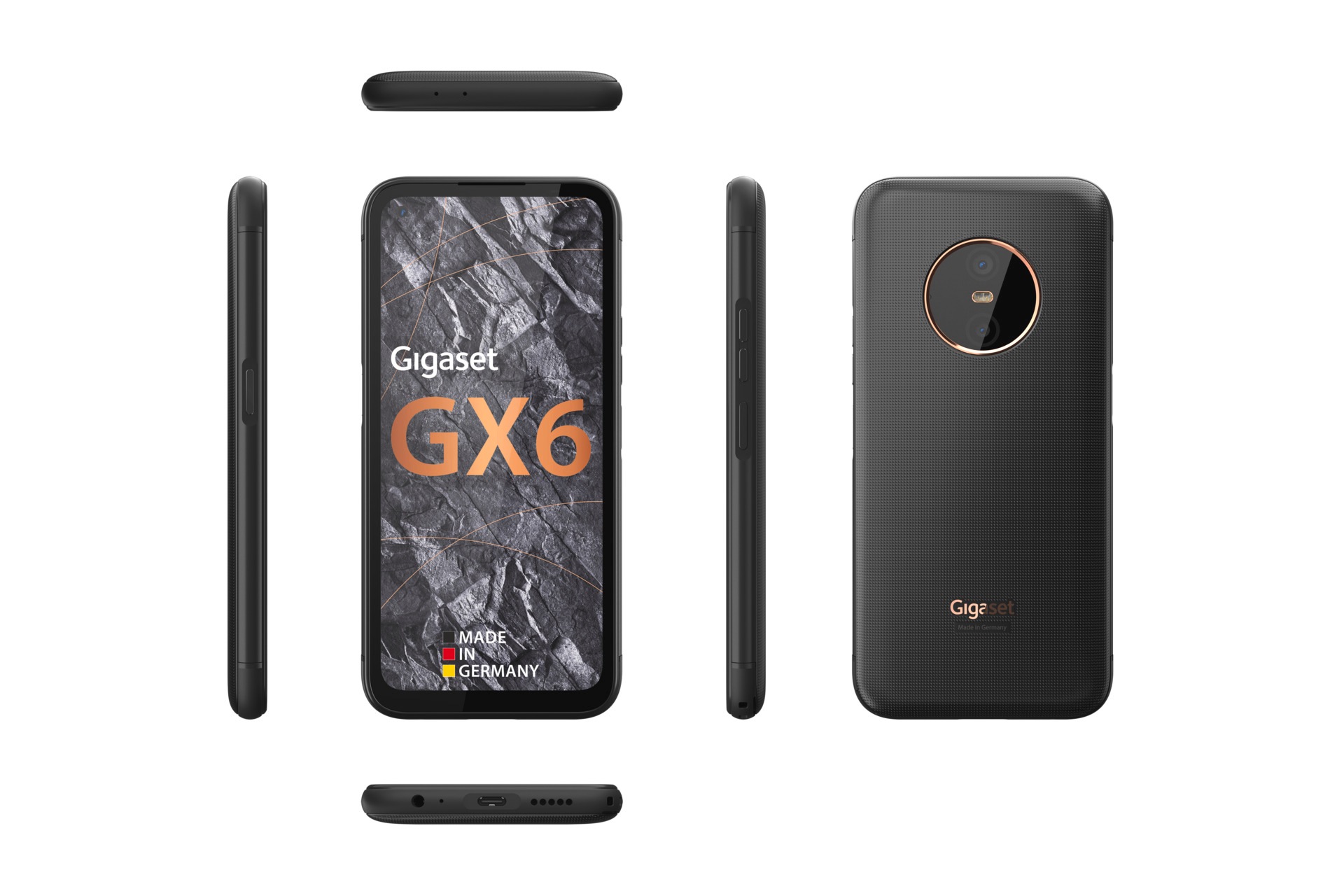 Gigaset Smartphone »GX6 PRO«, Schwarz