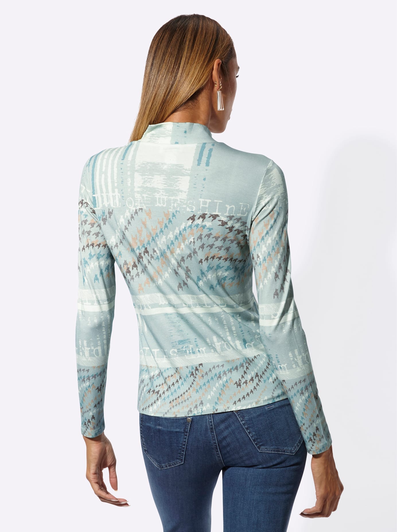 creation L Stehkragenshirt »Druck-Shirt« 1