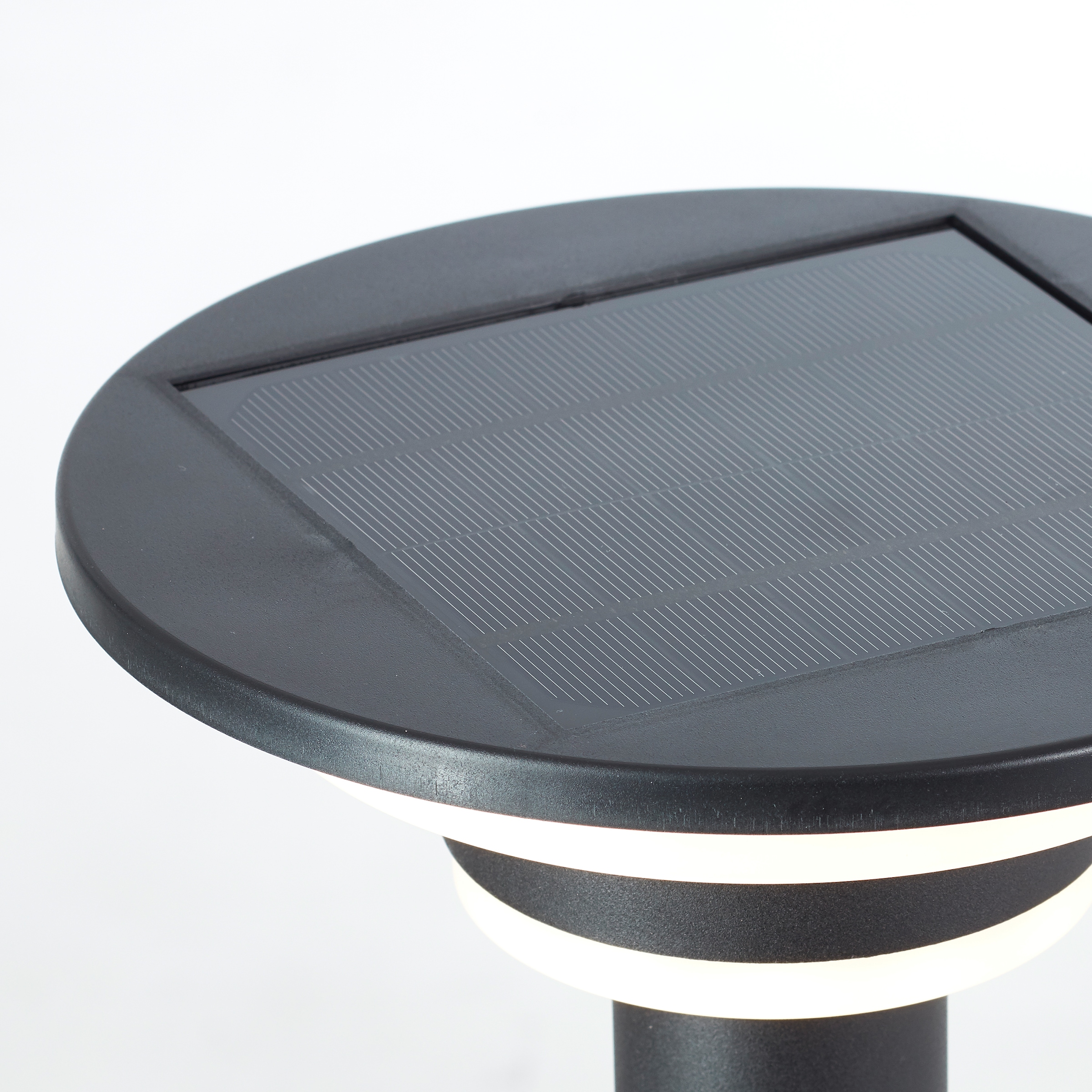 Brilliant LED Sockelleuchte »Garvina«, Solar, 45 cm, 430 lm, 3000 K, Edelstahl, matt schwarz