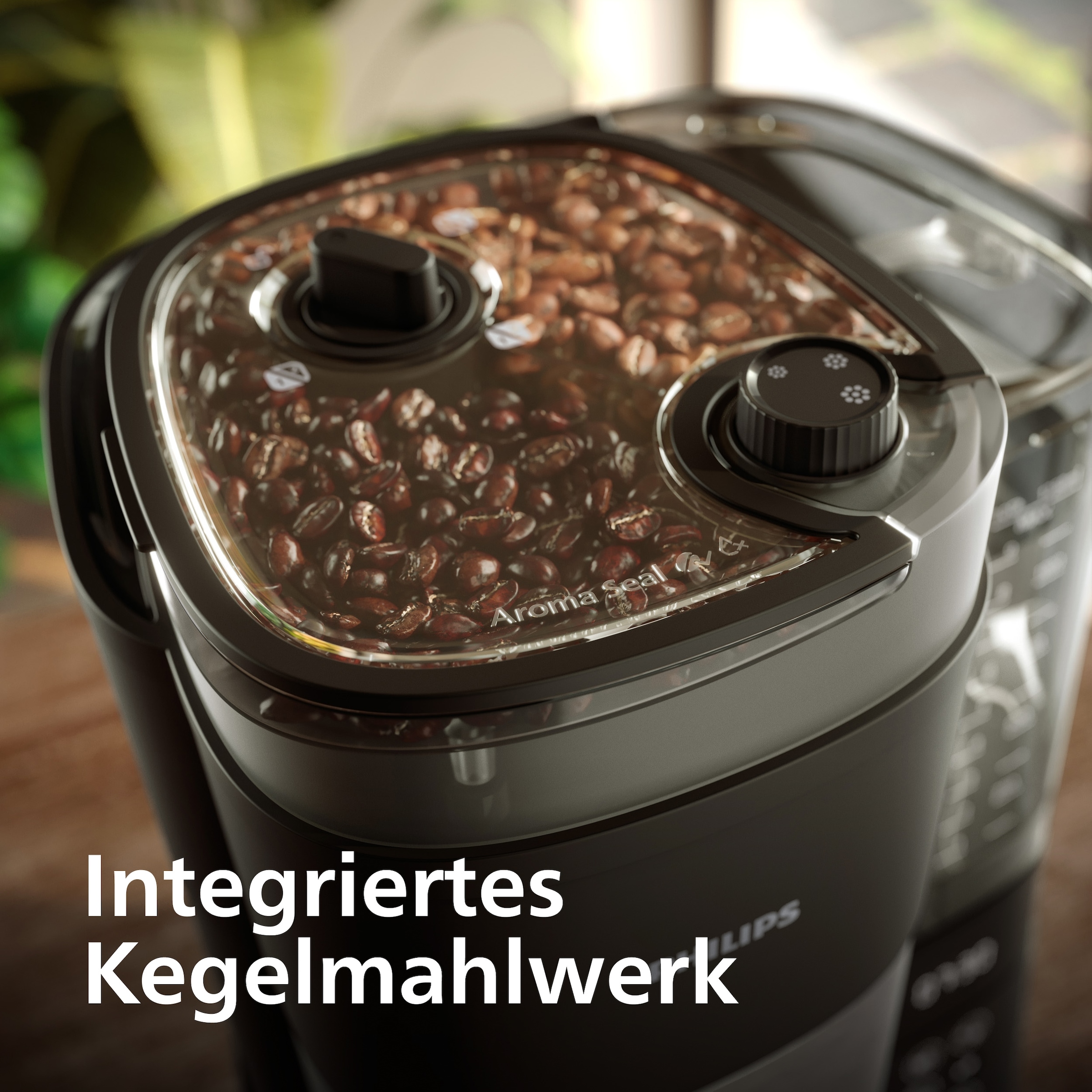 Philips Kaffeemaschine mit Mahlwerk »HD7900/90 All-in-1 Brew mit abnehmbarem Duo-Kaffeebohnenbehälter« Permanentfilter 1x4 mit Intensitätseinstellung, Glaskanne, Timer, Permanentfilter inkl.