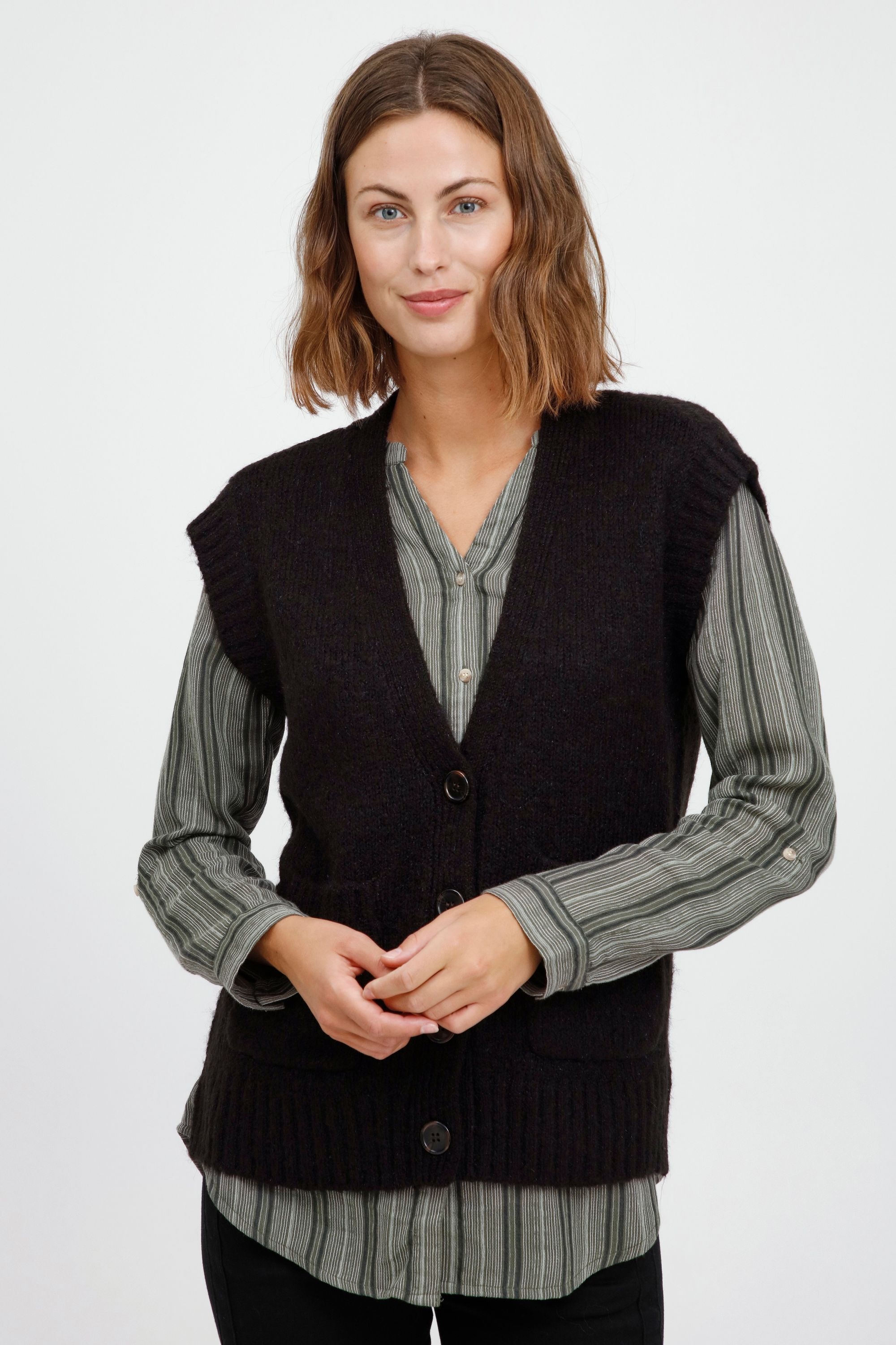 fransa Strickweste »Strickjacke FRCedarki«