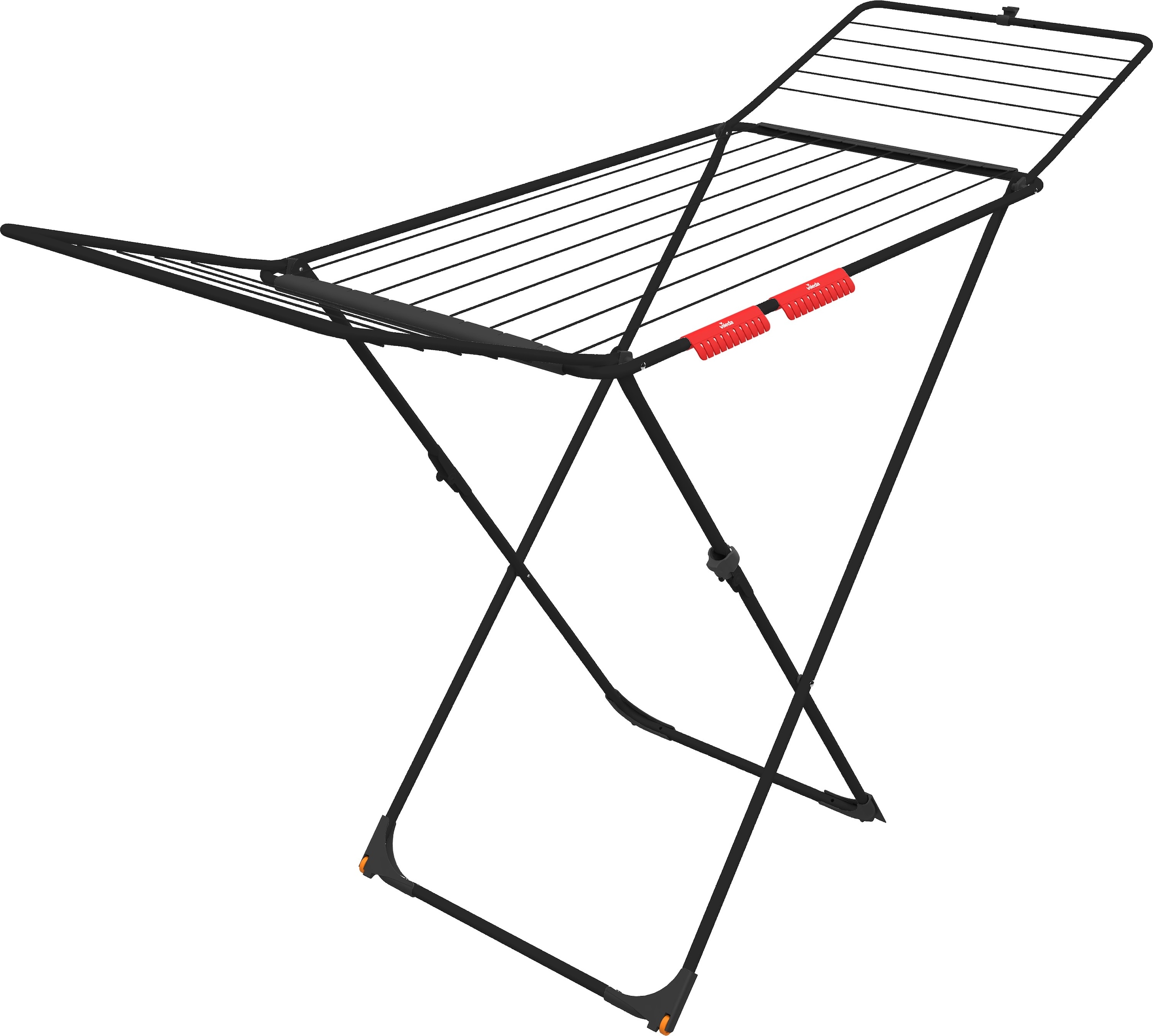 Vileda Wäscheständer »UNIVERSAL Ultimate Wäscheständer« Mattschwarze Stahloberfläche, Größe 0