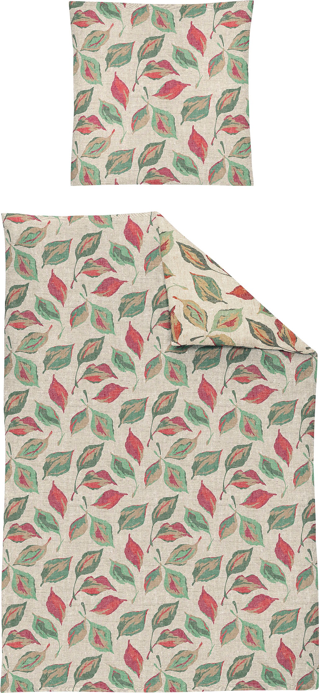 Irisette Bettwäsche »Feel 8217« 2 Stk. tlg. mit Blättern