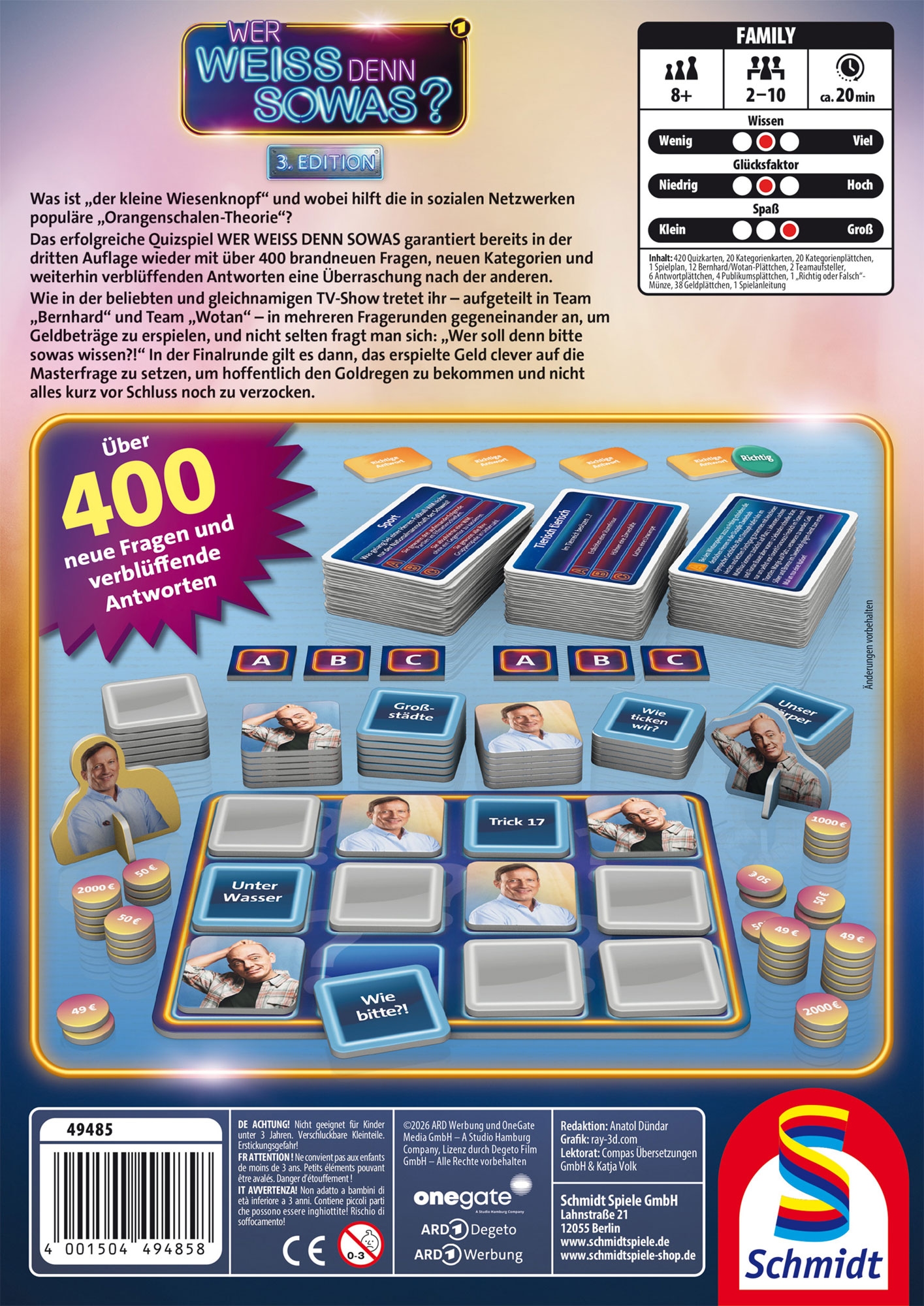 Schmidt Spiele Spiel »Wer weiss denn sowas? 3rd Edition« Made in Europe