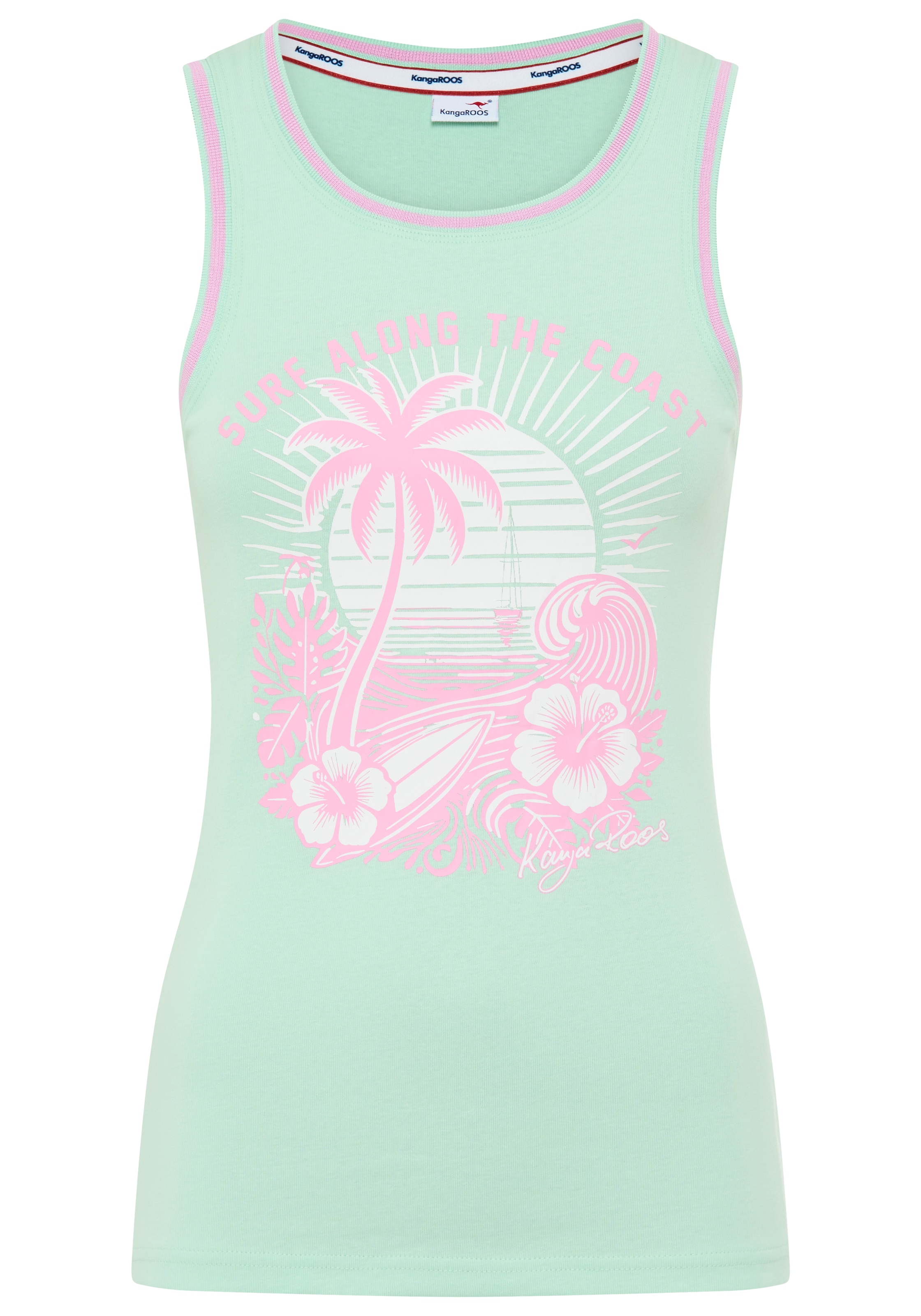 KangaROOS Tanktop mit collem Sommer-Logo-Print