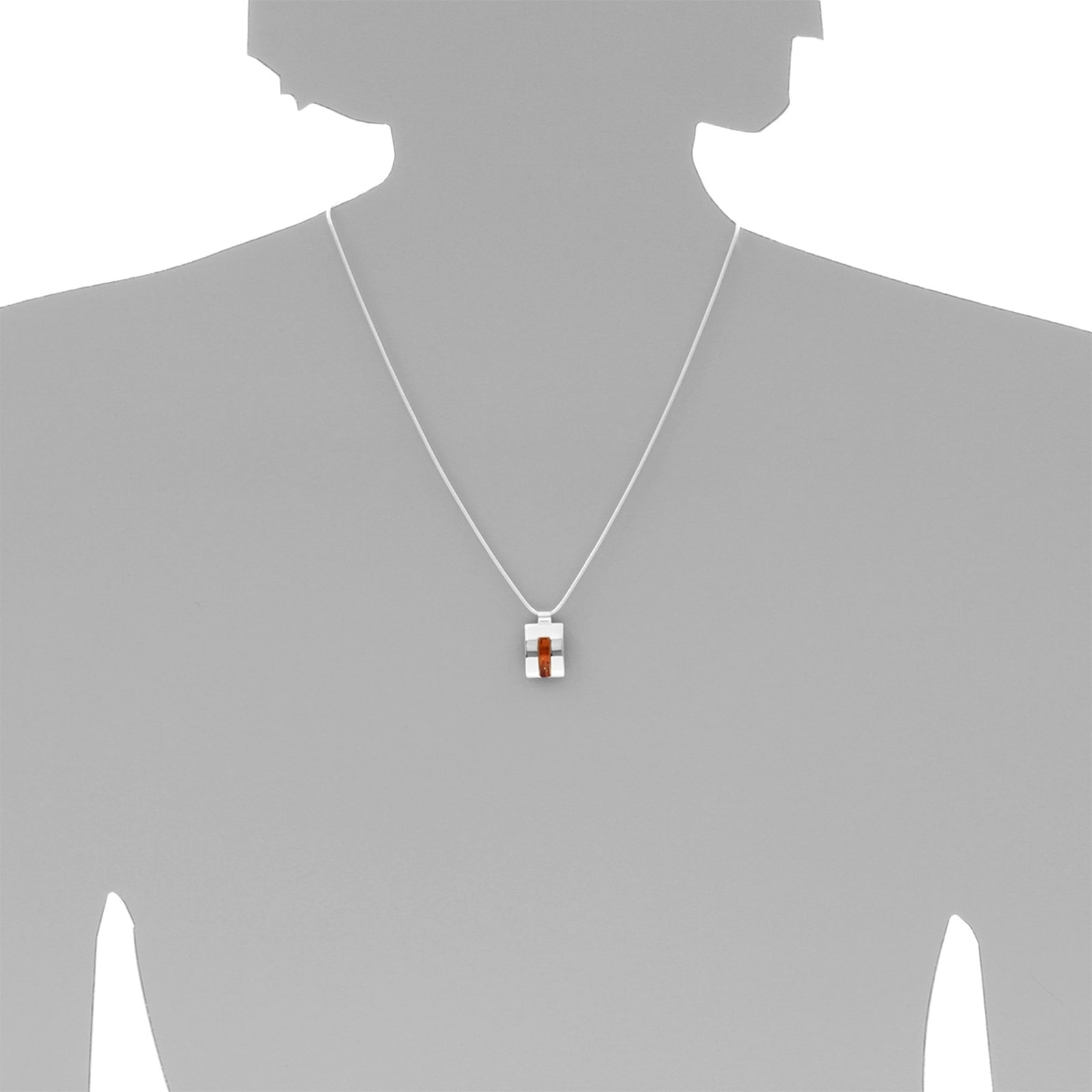 OSTSEE-SCHMUCK Kette mit Anhänger »- Zera - Silber 925/000 - Bernstein«