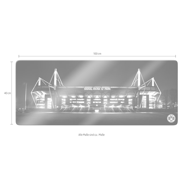 Wall-Art Glasbild »BVB Signal Iduna Park«, 100/40 cm bestellen im OTTO  Online Shop