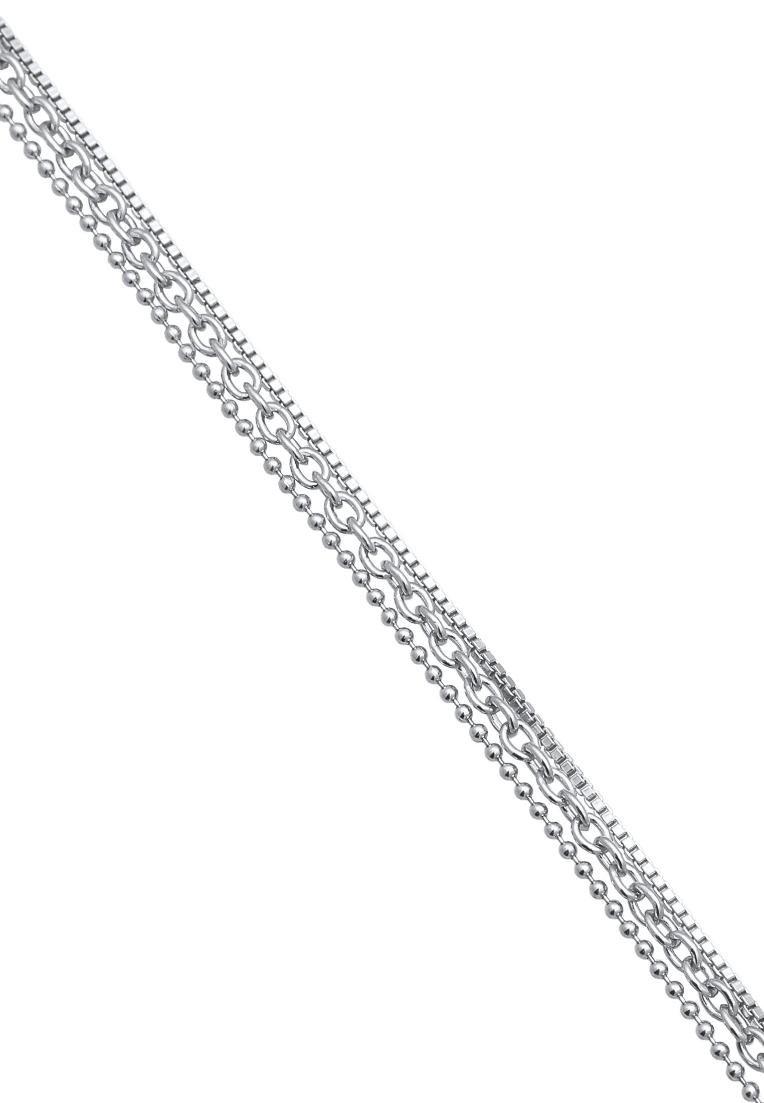 Elli Armkette »Armband Layer Lagenlook 925 Sterling Silber«