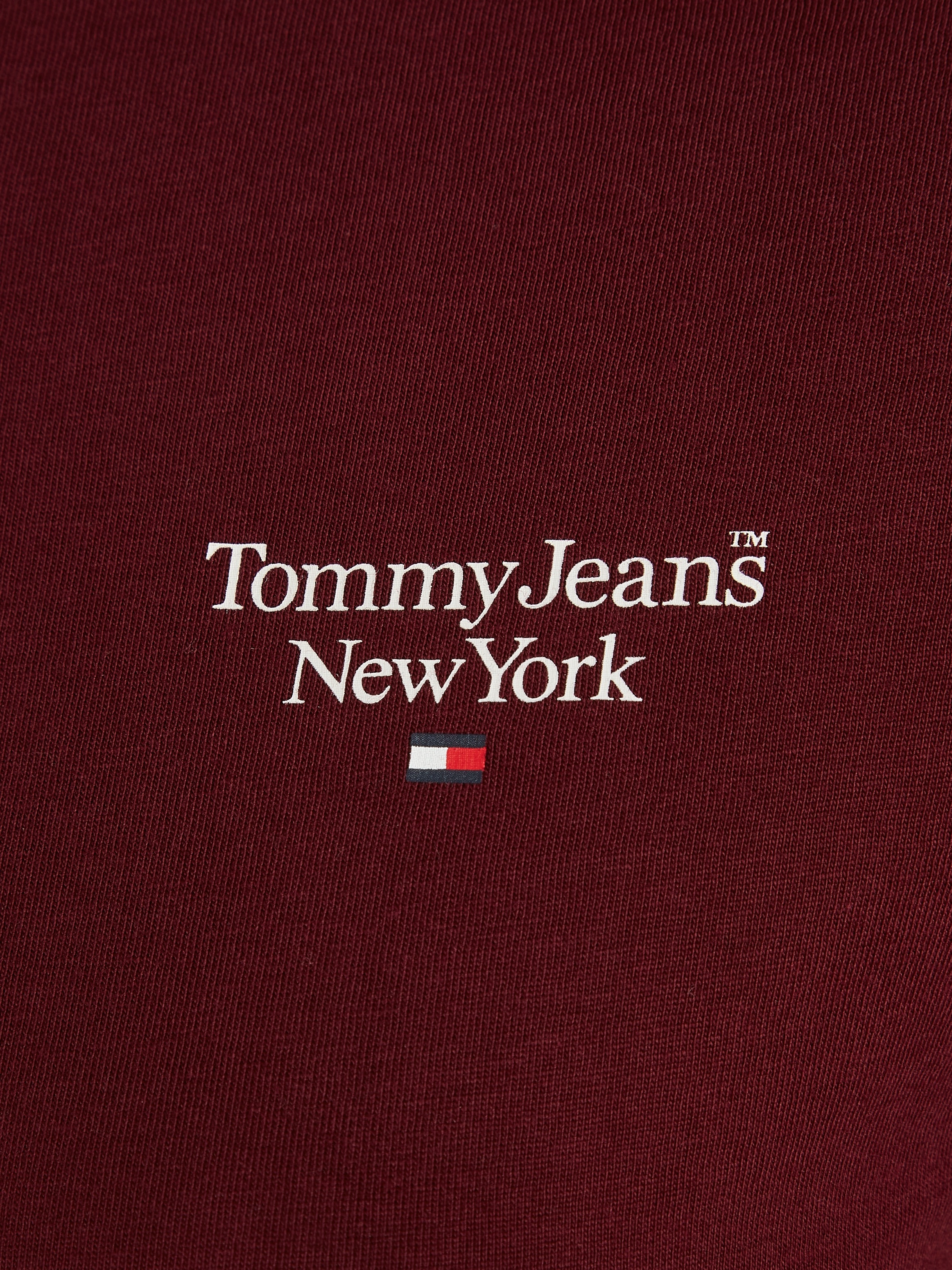 Tommy Jeans Curve T-Shirt »TJW SLIM ESSENTIAL LOGO 2 LS EXT«, in Großen Größen mit Logoschriftzug