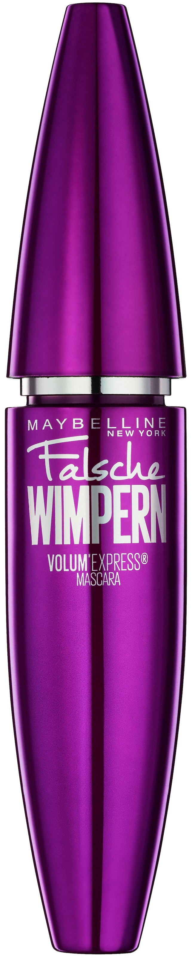 MAYBELLINE NEW YORK Mascara »Volum' Express Falsche Wimpern«, Patentierte Löffelbürste