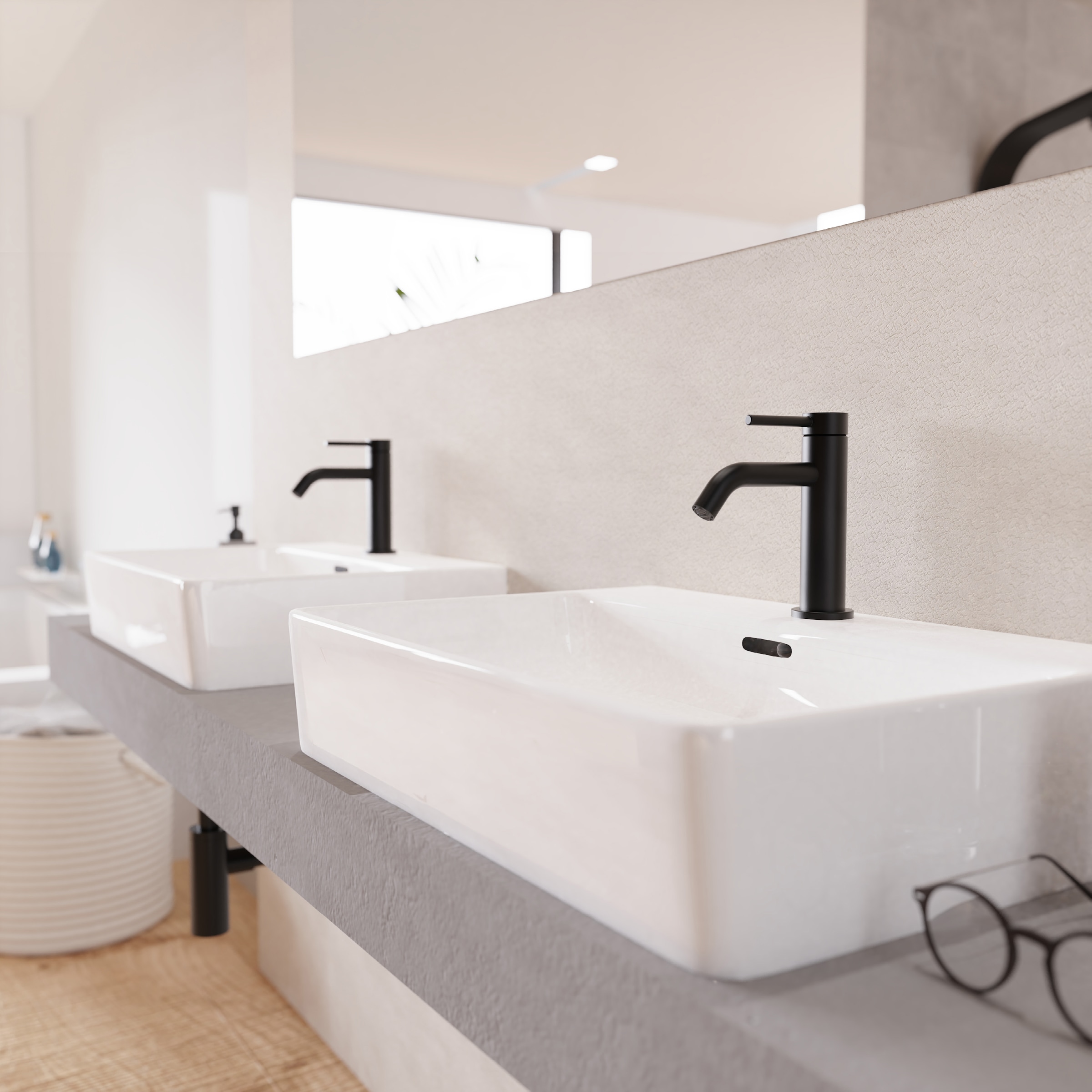 welltime Waschtischarmatur »Toscana« reduzierter Wasserverbrauch durch Eco-Click-Funktion