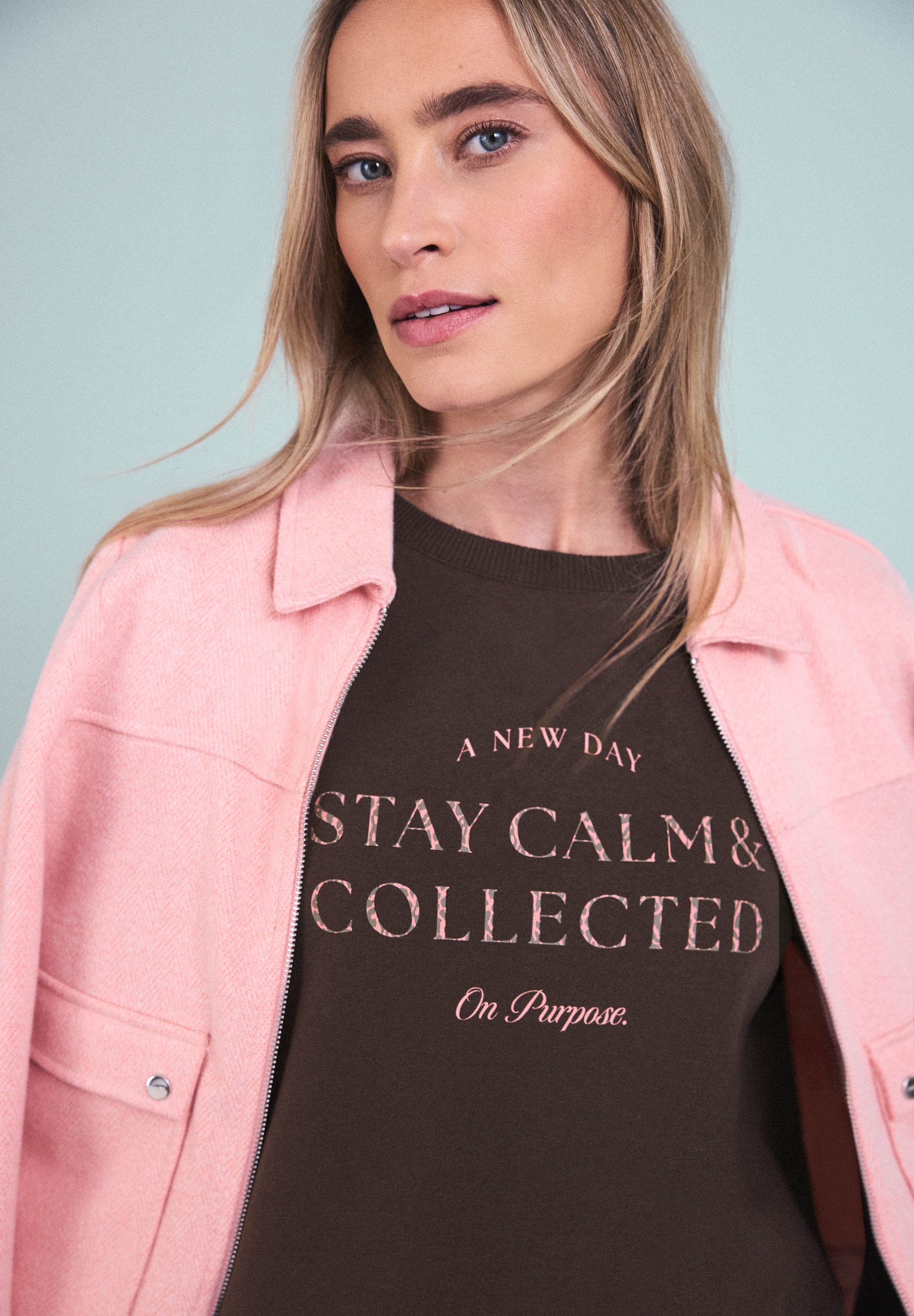 STREET ONE Sweatshirt , mit Schriftzug
