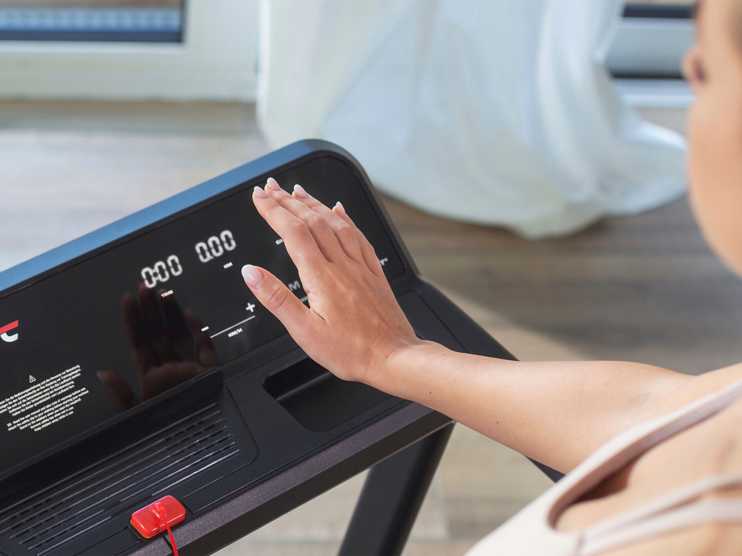 Christopeit Sport® Laufband »CS 4000 mit Gestensteuerung«, (mit Ausklappautomatik Soft-Drop-System und Tablet-Halterung), bis max. 12 km/h, klappbar