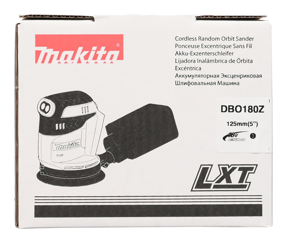 Makita Akku-Exzenterschleifer »DBO180Z«, 2,8 mm Schwingkreis, ohne Akku und Ladegerät