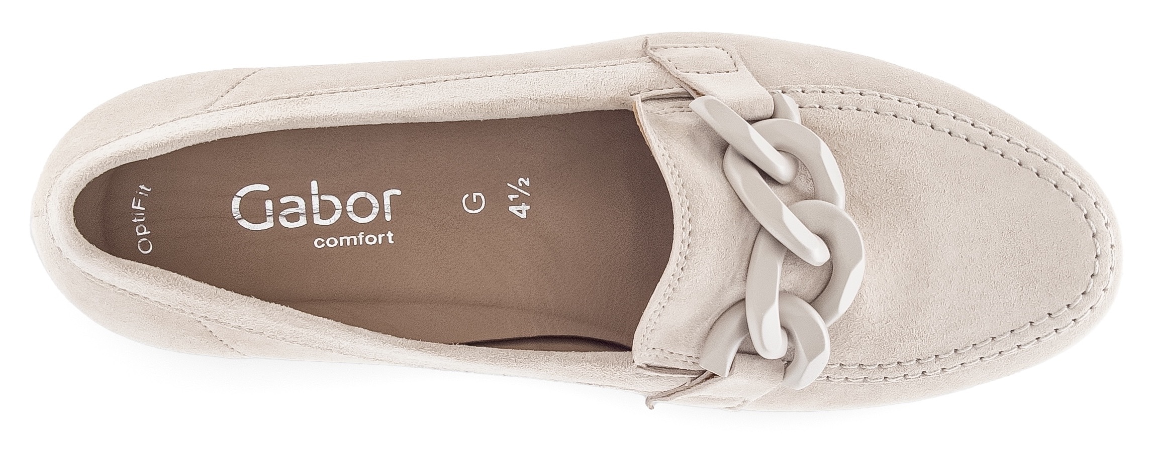 Gabor Slipper »FLORENZ«, Keilabsatz, Schlupfschuh, Komfortschuh, Schuhweite G (=weit)
