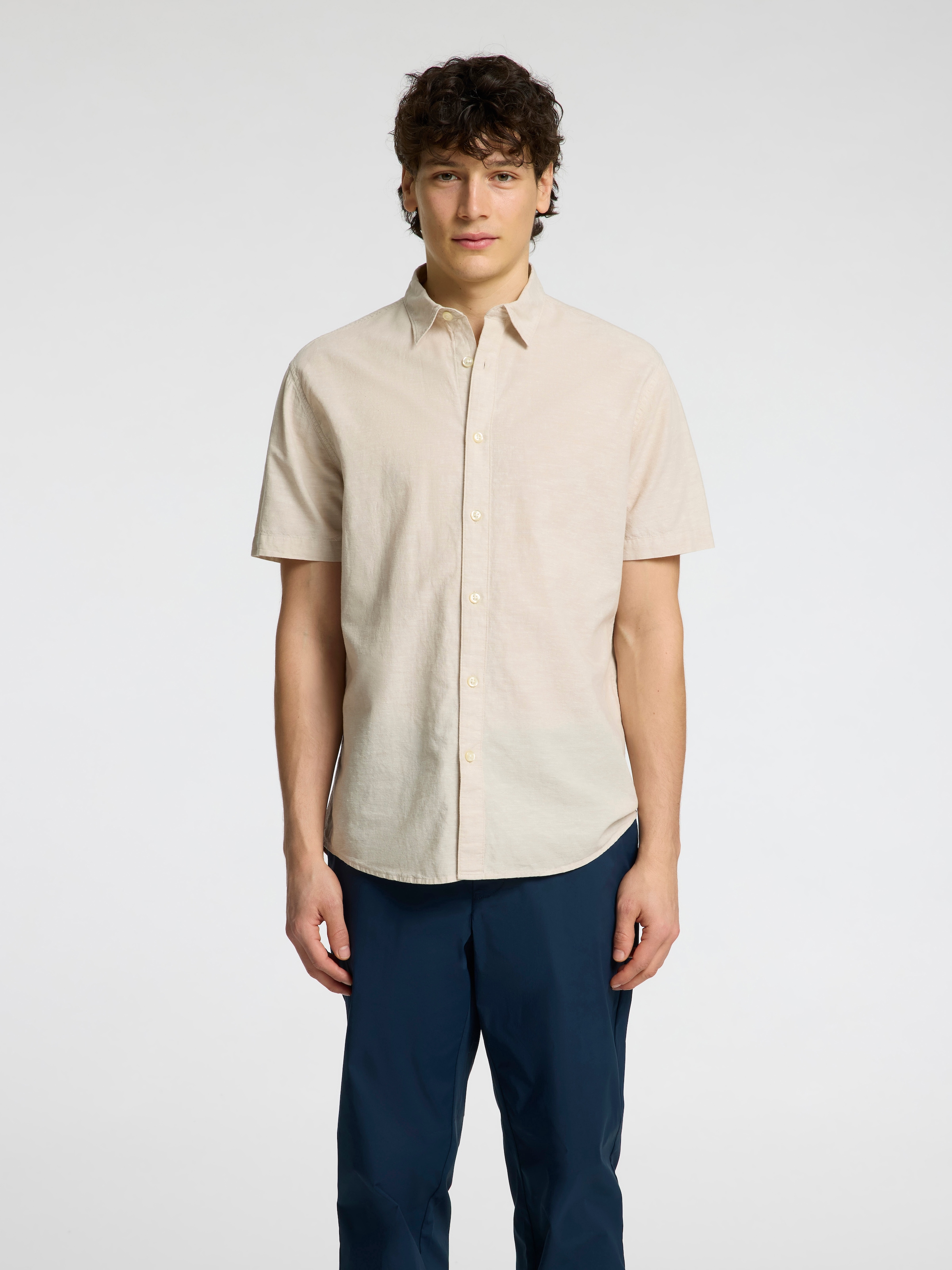 SELECTED HOMME Kurzarmhemd »SLHREG-SUN SHIRT SS NOOS«