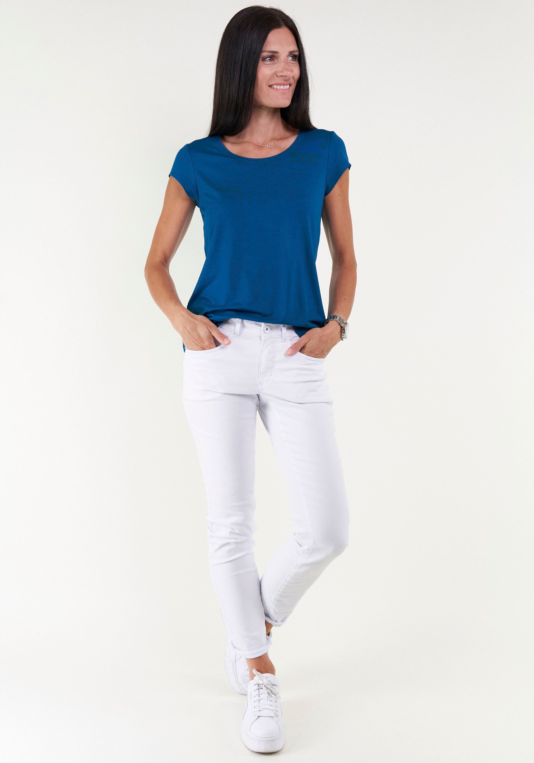 Seidel Moden T-Shirt, mit Kappenärmel, MADE IN GERMANY