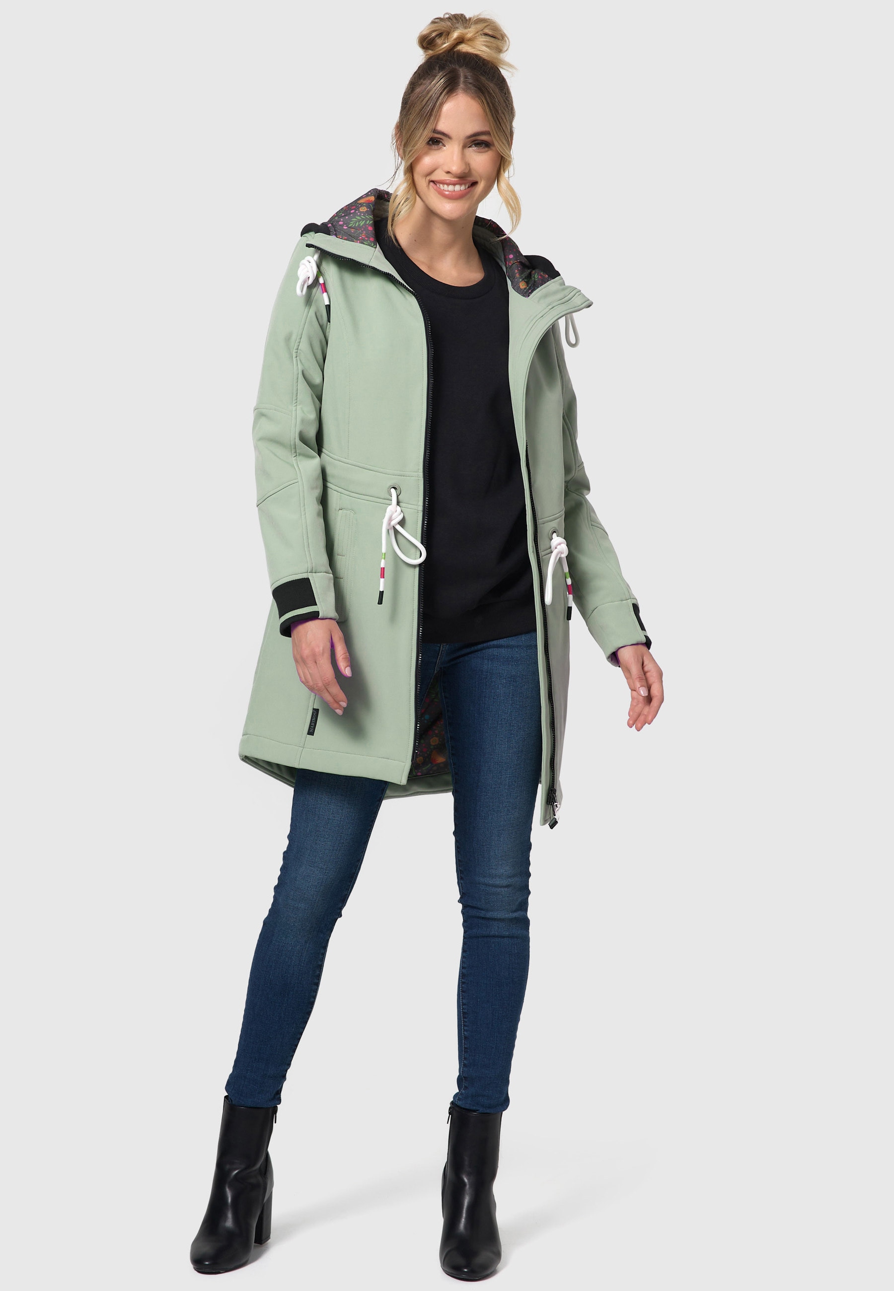Marikoo Softshelljacke »Marikoo Mount Furnica Damen Softshell Jacke B964«
