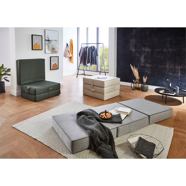 ATLANTIC home collection Sessel »Larry«, Sessel als Faltmatratze mit  Gästebettfunktion online kaufen
