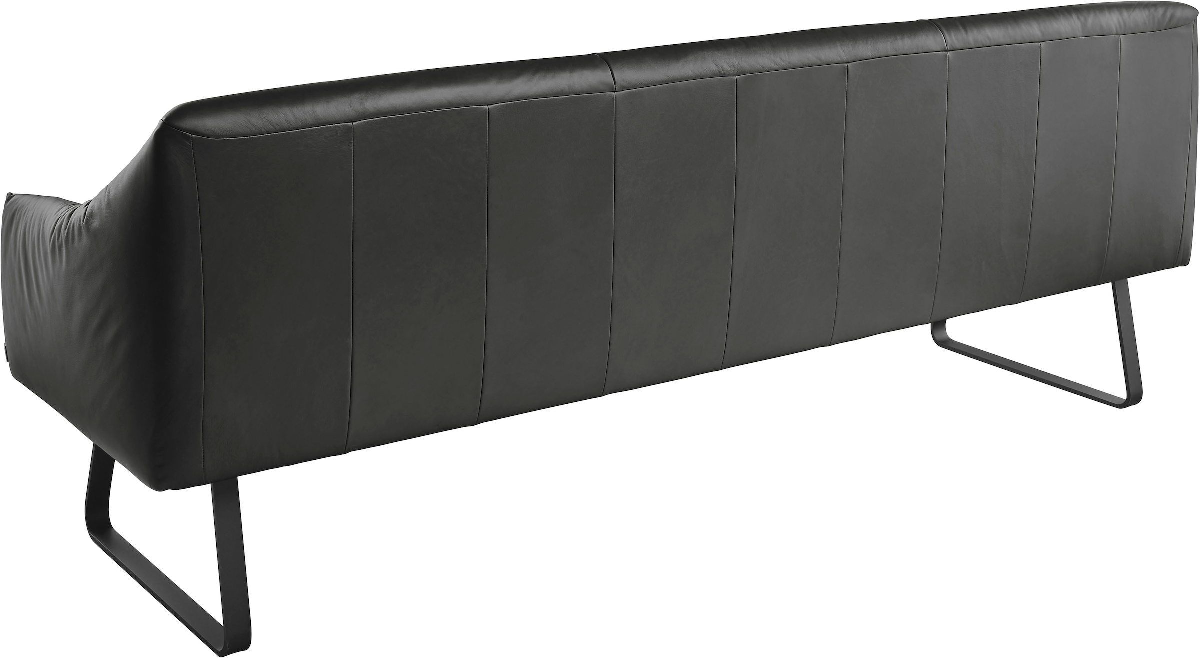 Musterring Essbank »JustB! SP500«, (1 St.), Metallkufe schwarz, verschiedene Farben, Breite 220 oder 250 cm