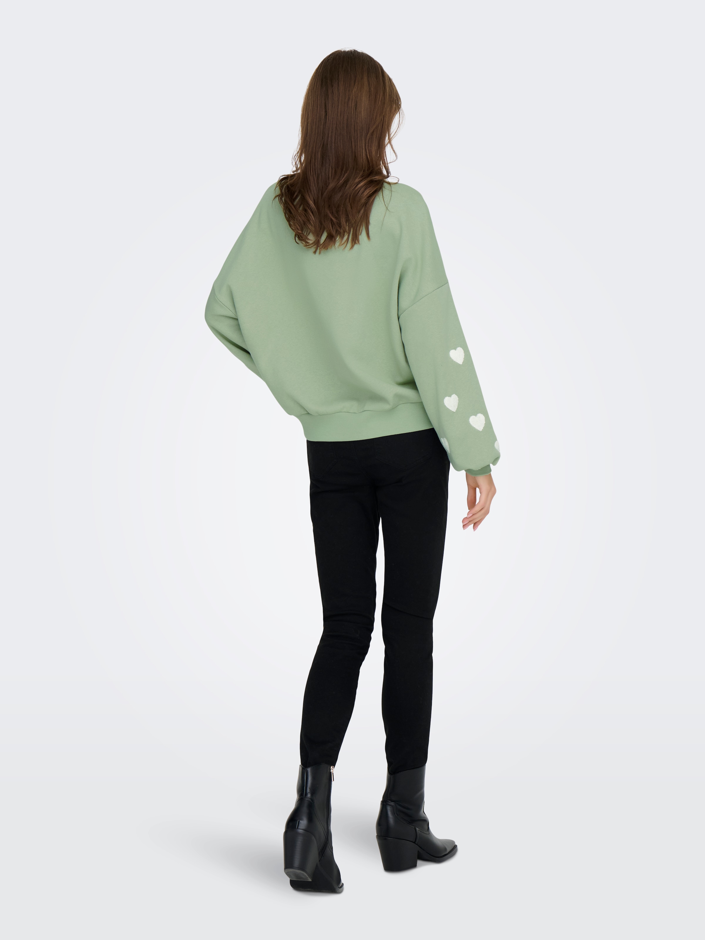 ONLY Sweatshirt »ONLMACY L/S O-NECK BOX CC SWT«
