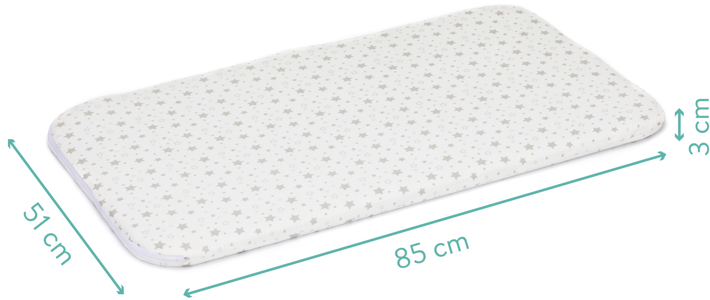 Fillikid Beistellbett »Dream, creme«, mit Matratze