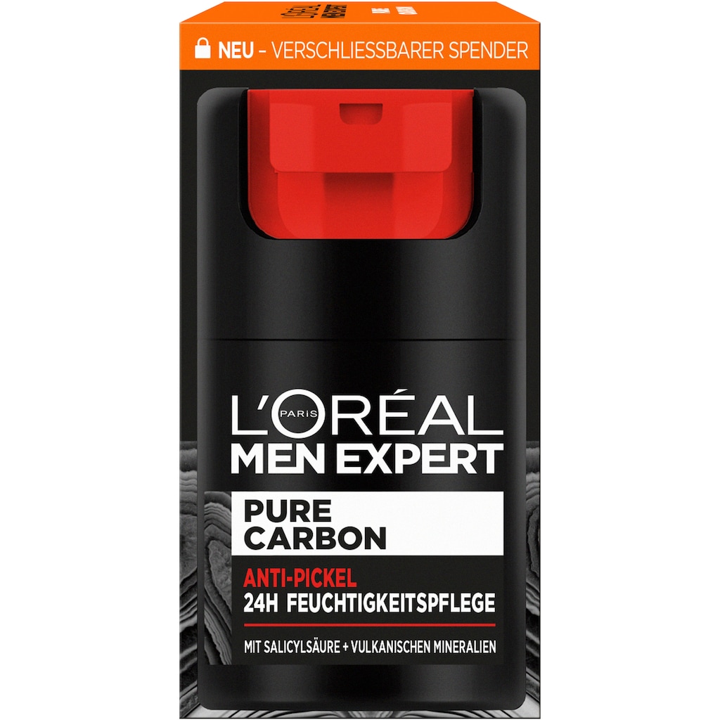 L'ORÉAL PARIS MEN EXPERT Gesichtsgel »L'Oréal Men Expert Pure Carbon Anti-Pickel Pflege«