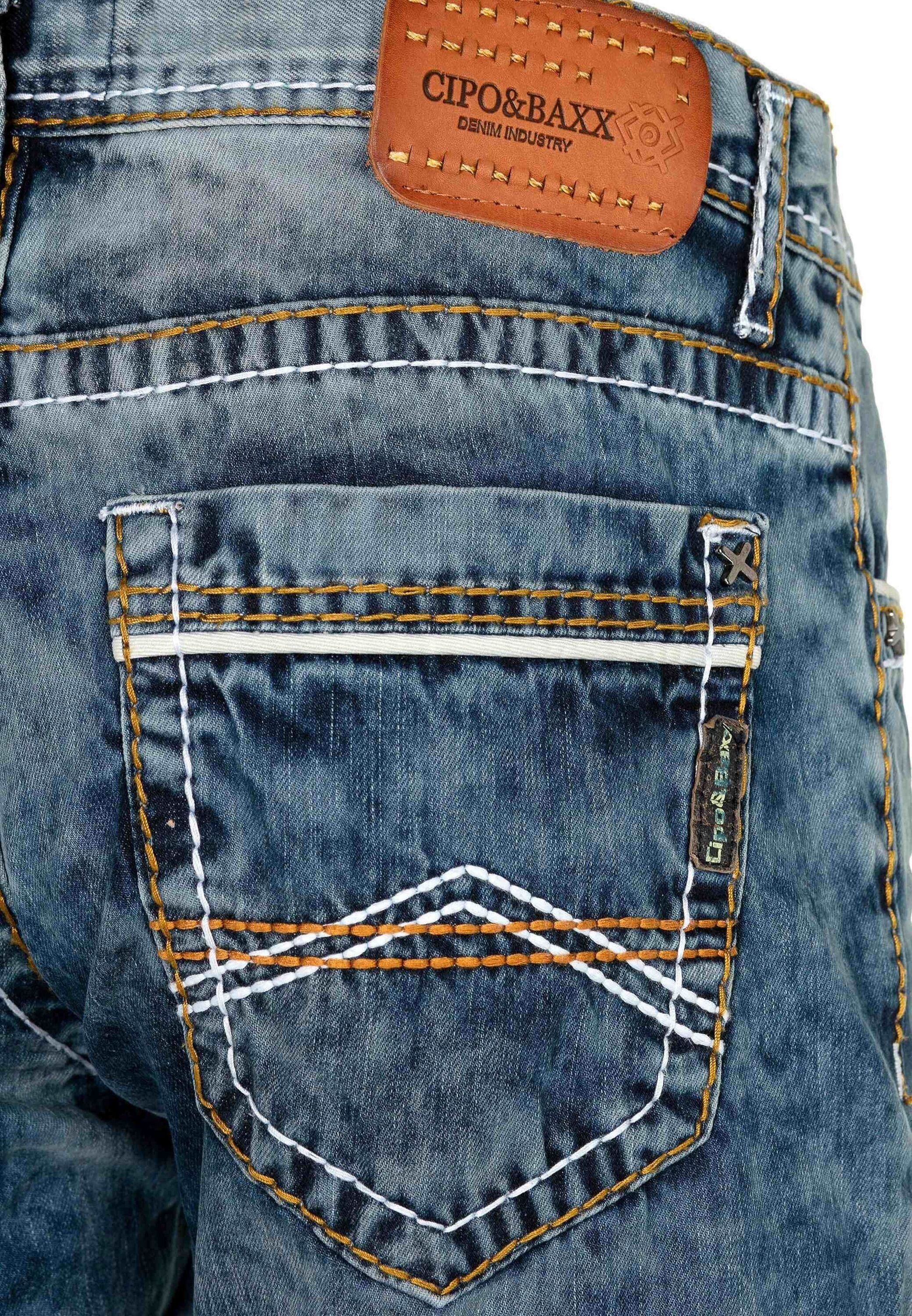 Cipo & Baxx Straight-Jeans »Cipo & Baxx Jeans« In Straight Fit, CD-148
