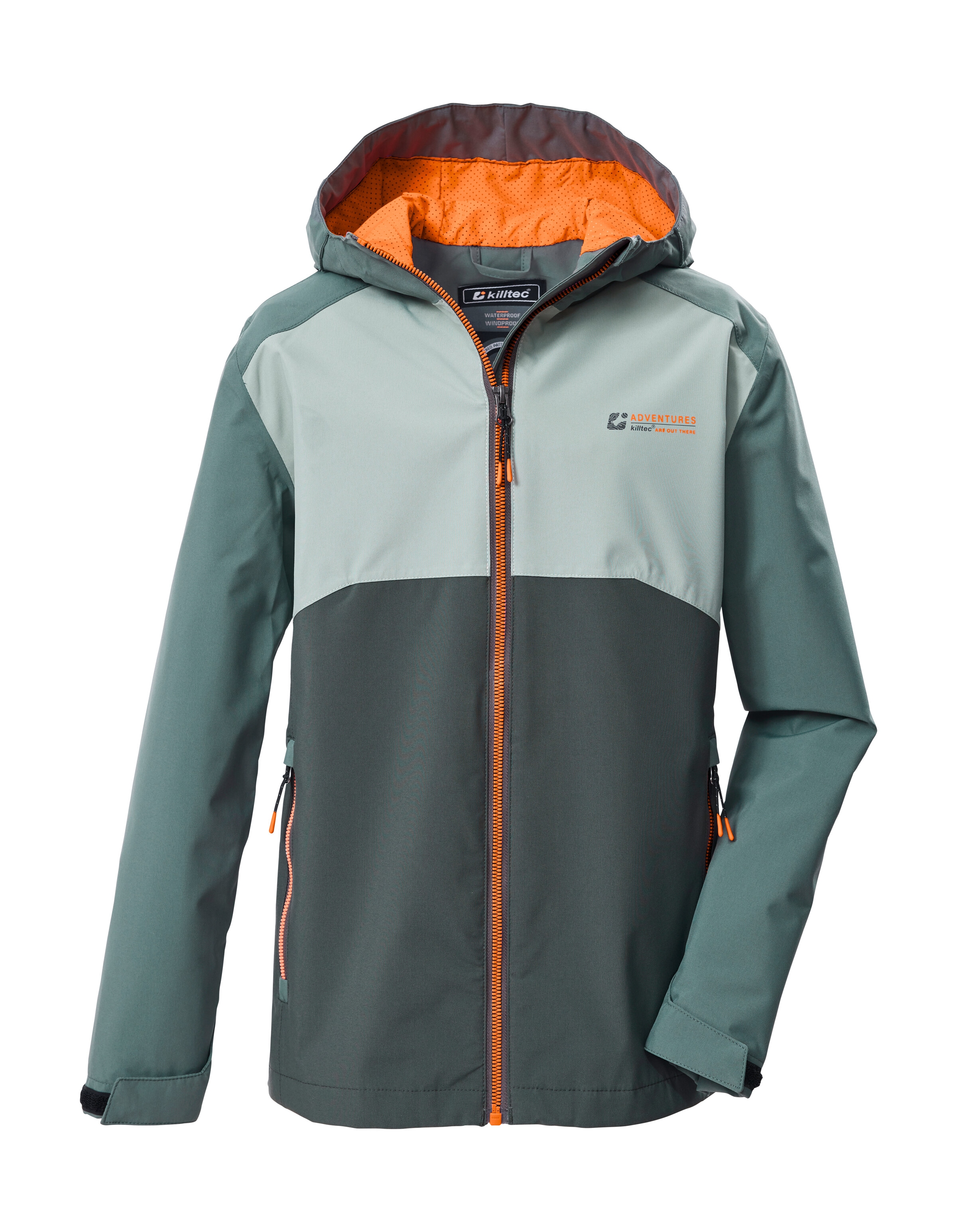 Killtec Funktionsjacke »KOS 147 BYS JCKT« Kinderjacke, wasserdicht, Colourblock, Teflon EcoElite™ imprägniert