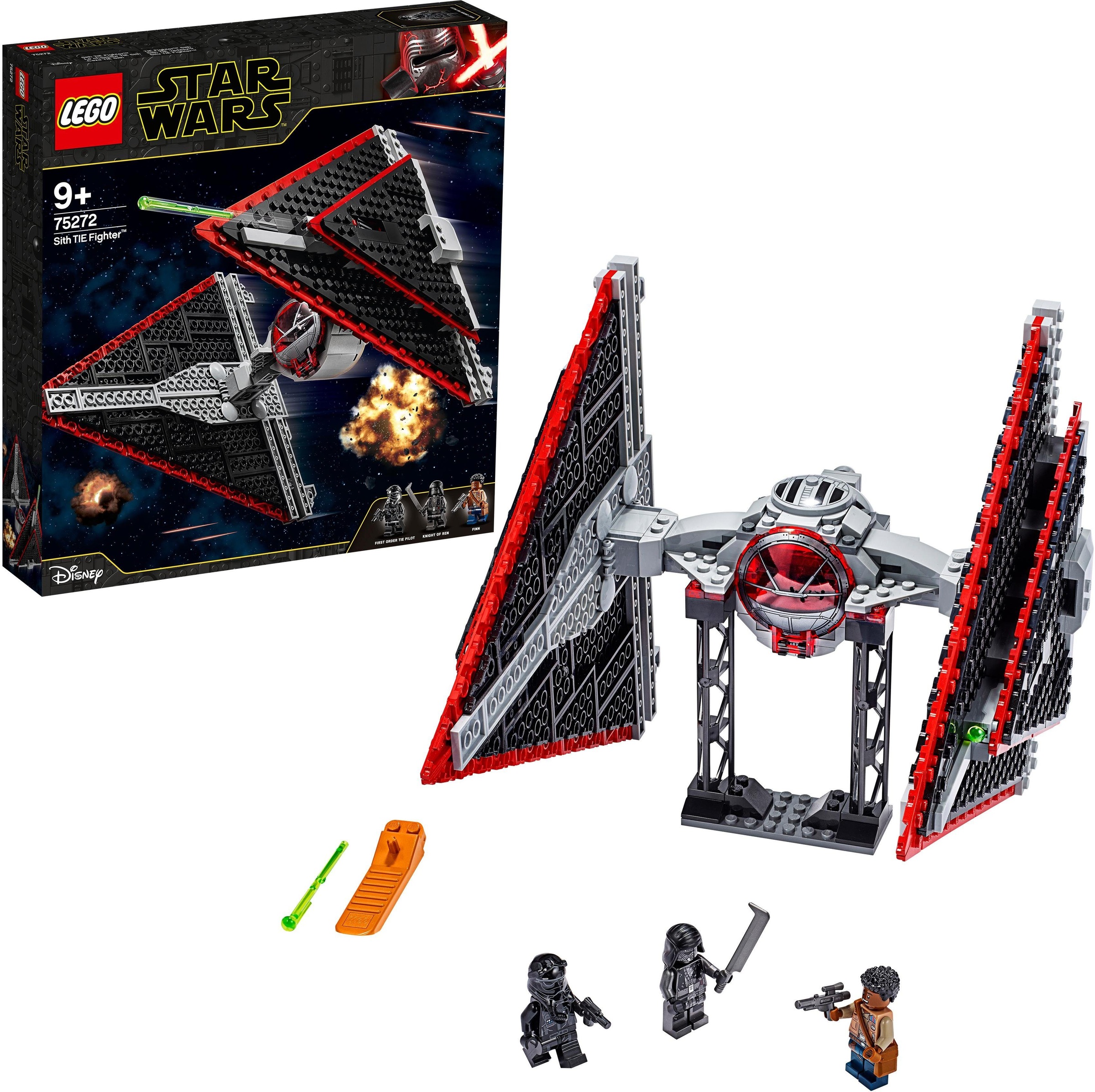 LEGO® Konstruktionsspielsteine »Sith TIE Fighter™ (75272), LEGO® Star Wars™«, (470 St.), Made in Europe