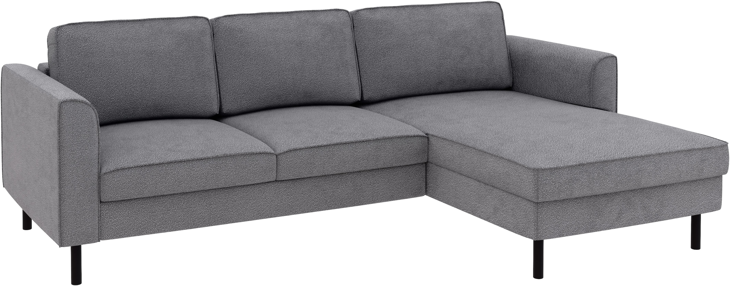Home affaire Ecksofa »Booster Couch wahlweise mit Schlaffunktion und Bettkasten-auch in Cord«, Recamiere beidseitig montierbar, Sofa in L-Form, 232 cm