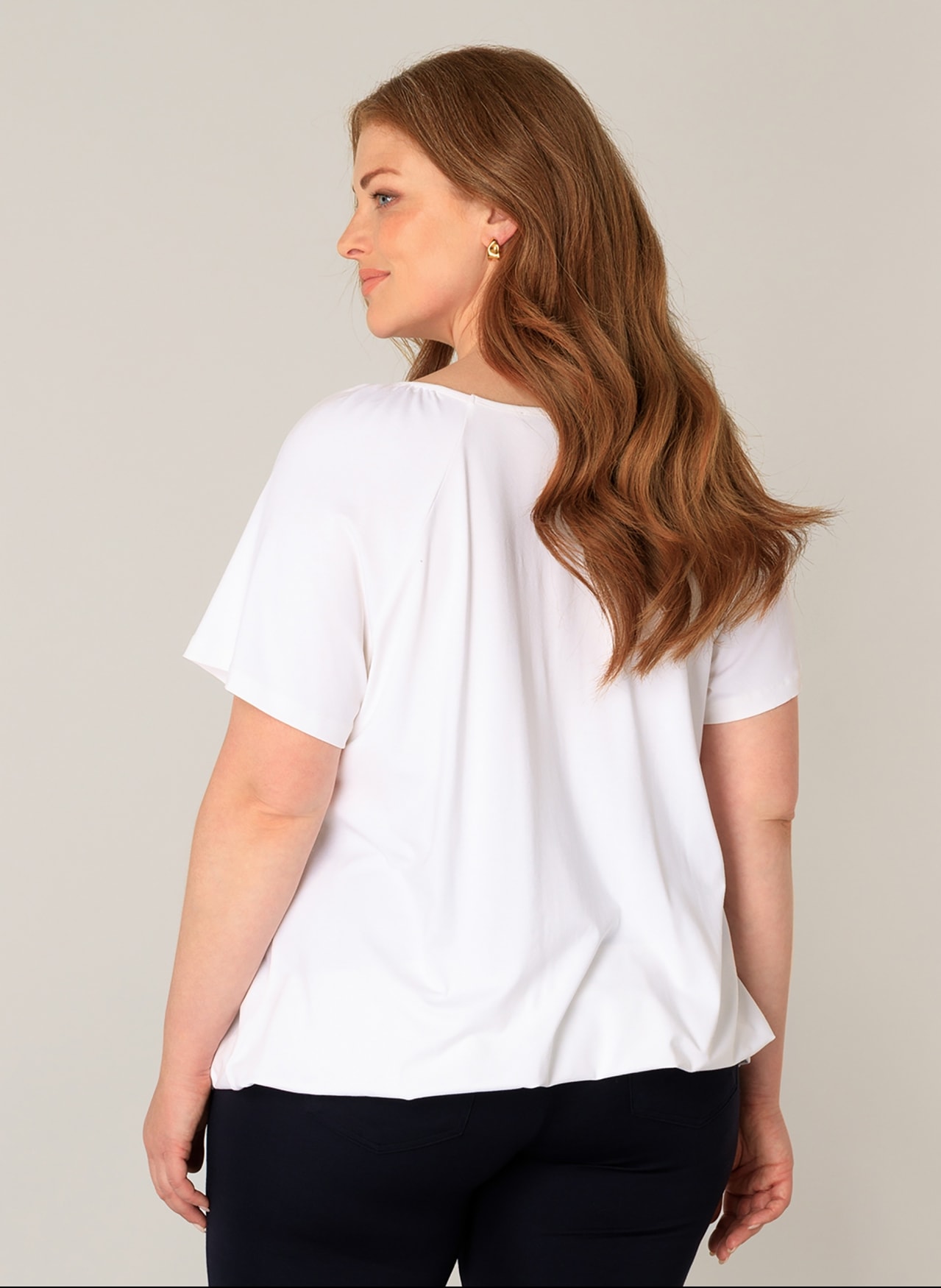 Base Level Curvy Ballonshirt »Yoni«, Elastischer Saum