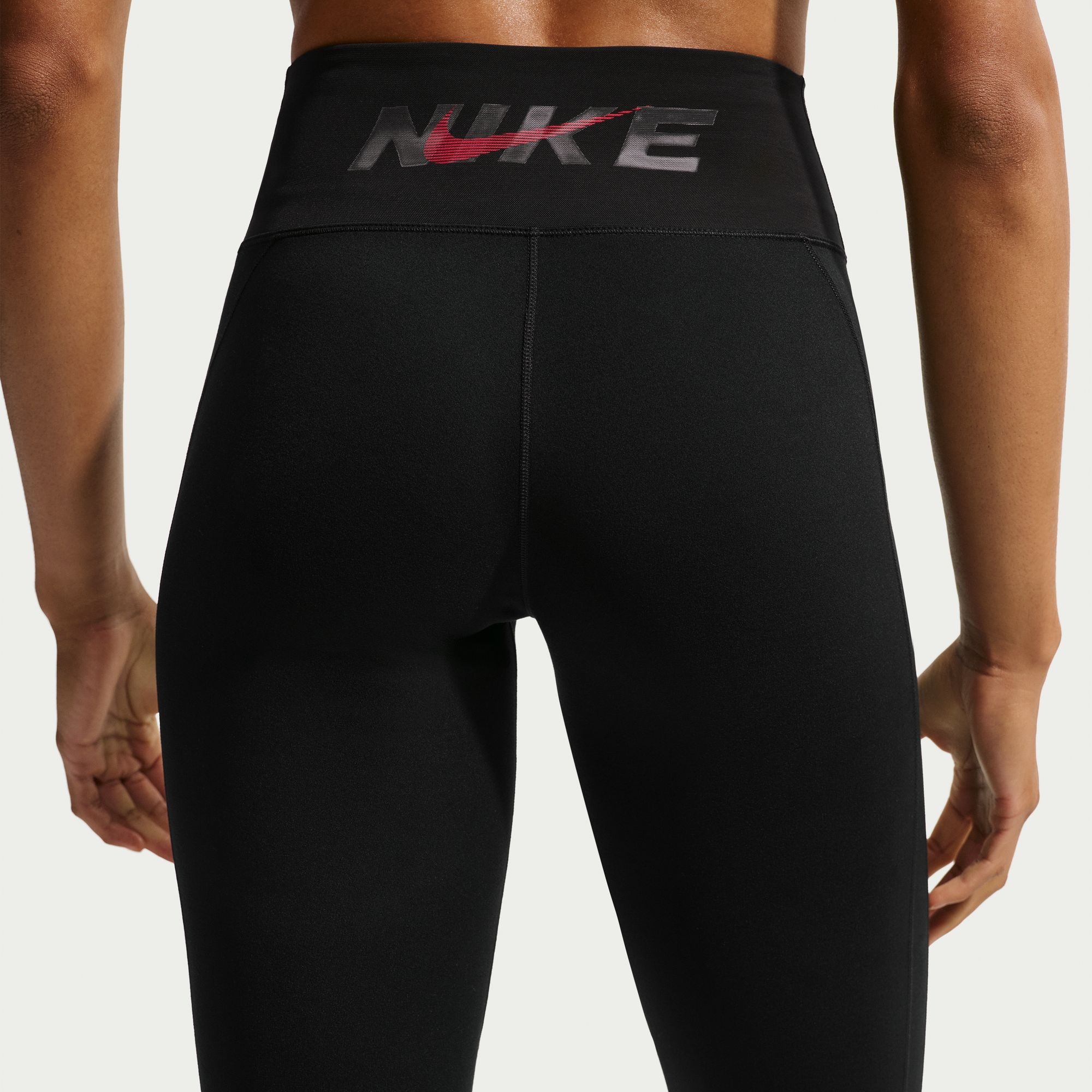 Nike Trainingstights »W NK DF ONE TIGHT CPSL B«  für Fitness und Streetwear, schwarze Grundfarbe