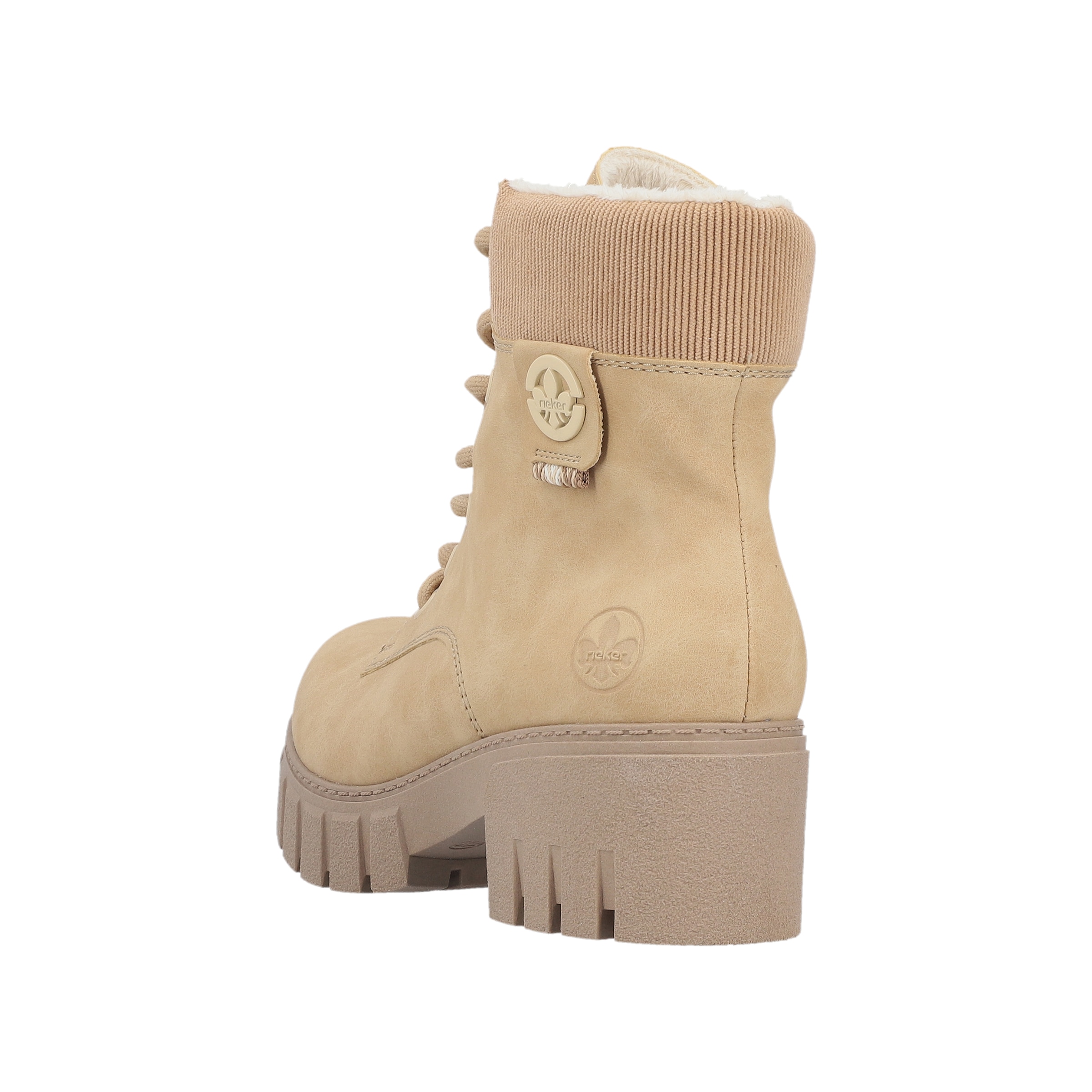 Rieker Schnürboots  Schnürstiefelette, Winterboots mit gepolstertem Schaftrand
