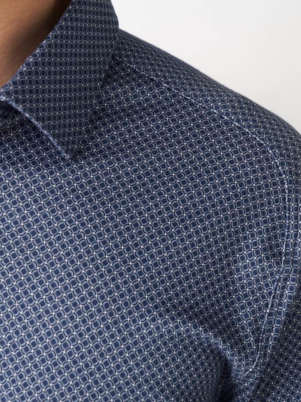 DESOTO Langarmhemd »Jersey Casual Kent« Businesshemd, Kentkragen